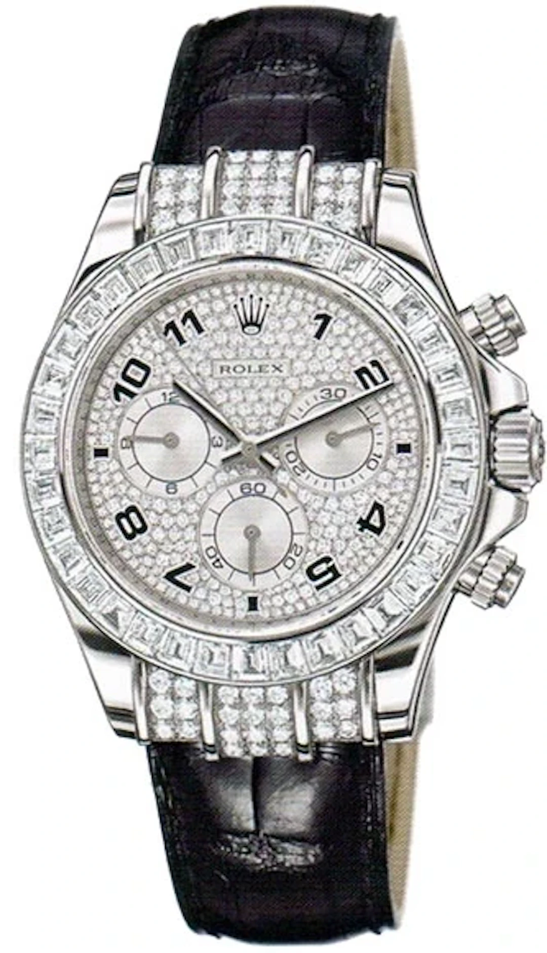 Rolex Daytona Cosmograph 18K White Gold & Diamonds Unisex Watch