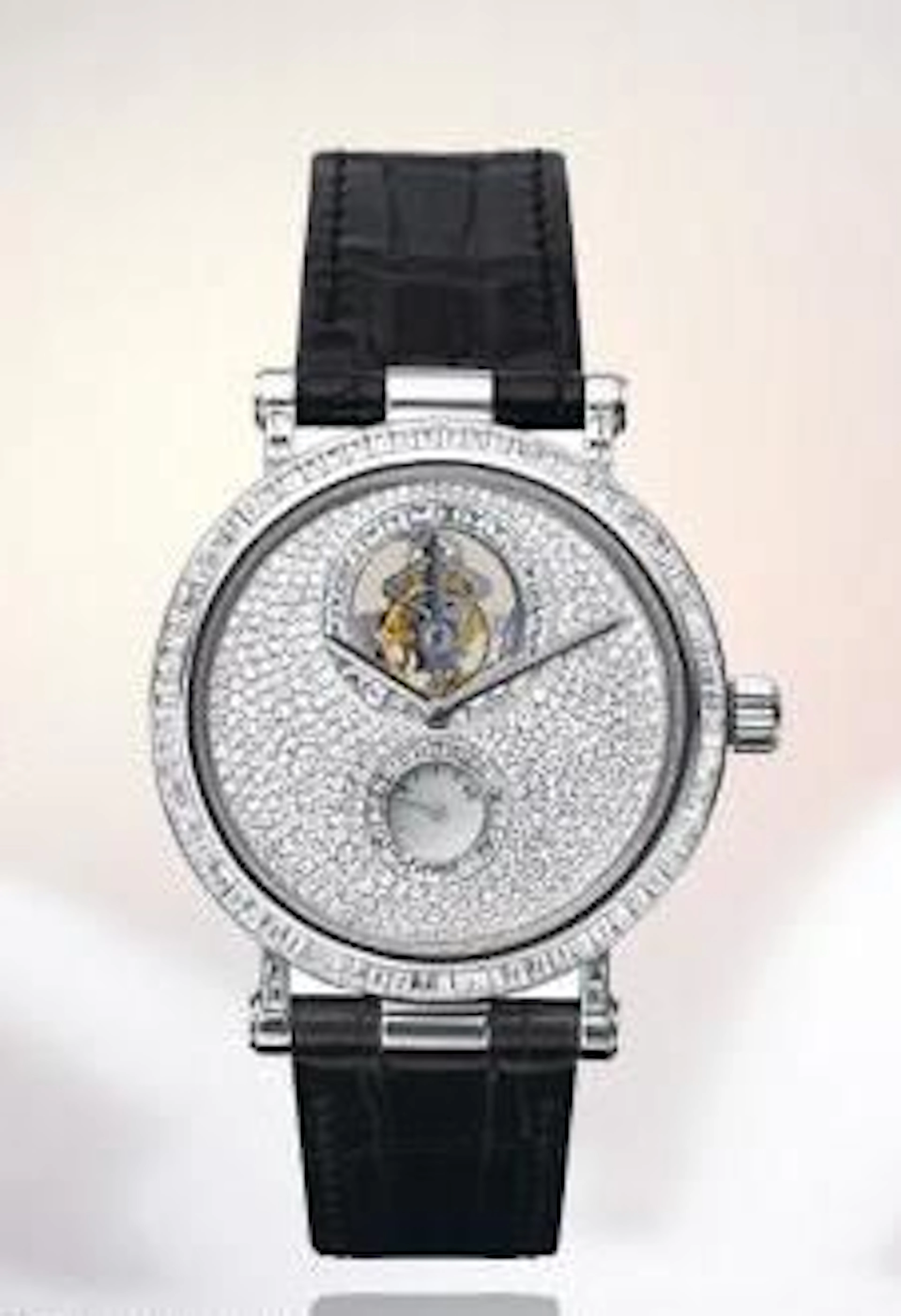 Van Cleef & Arpels Midnight Tourbillon Vendome 18K White Gold & Diamonds