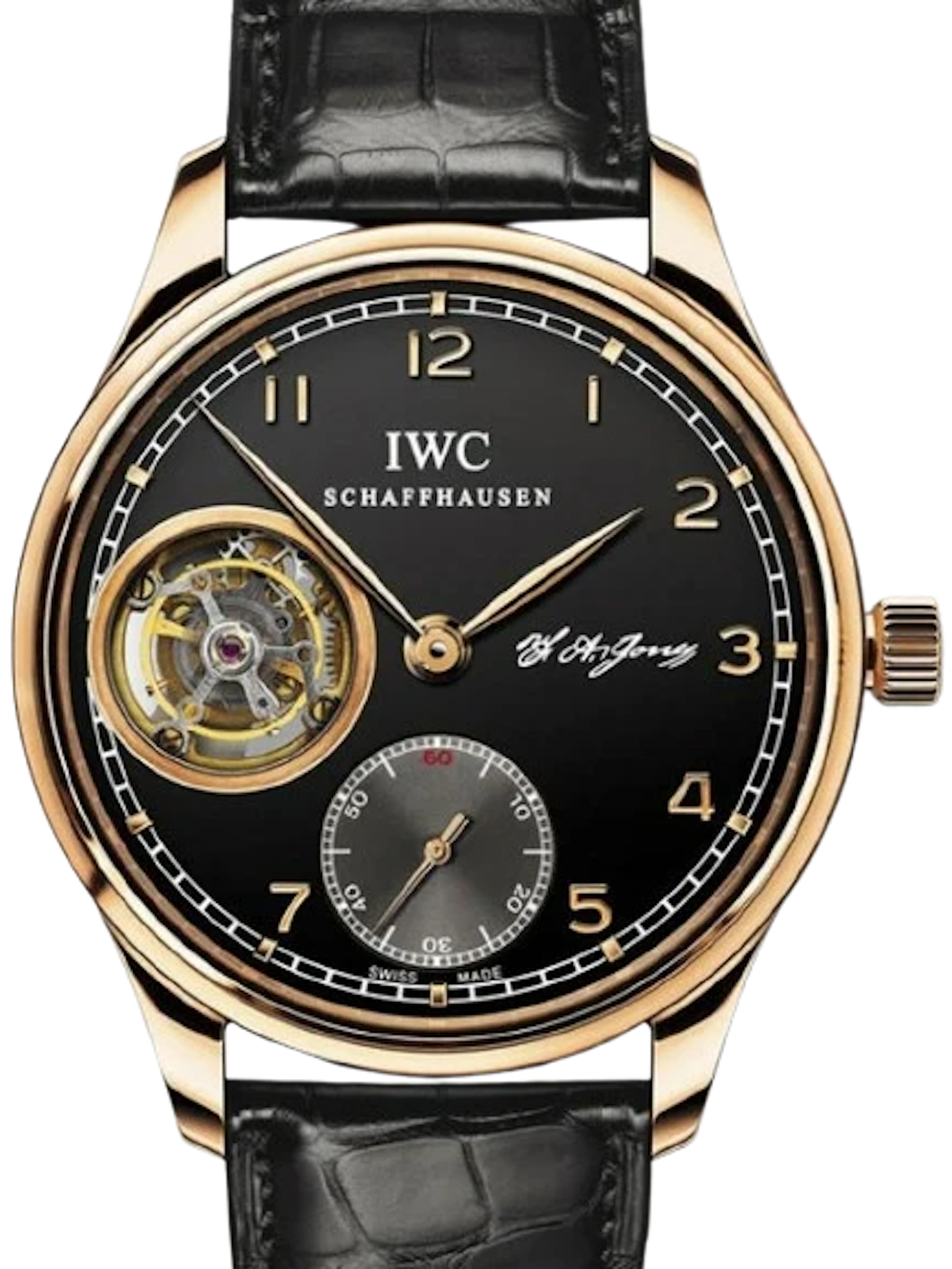 IWC Portuguese Tourbillon Handwound Jones Limited Edition 500 18k