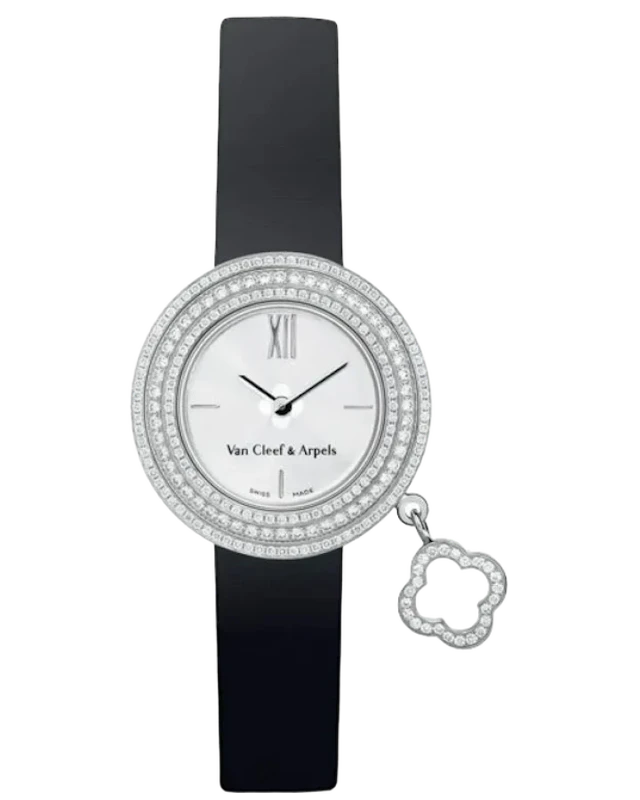Van Cleef & Arpels Charms 18K White Gold & Diamonds Lady's Watch