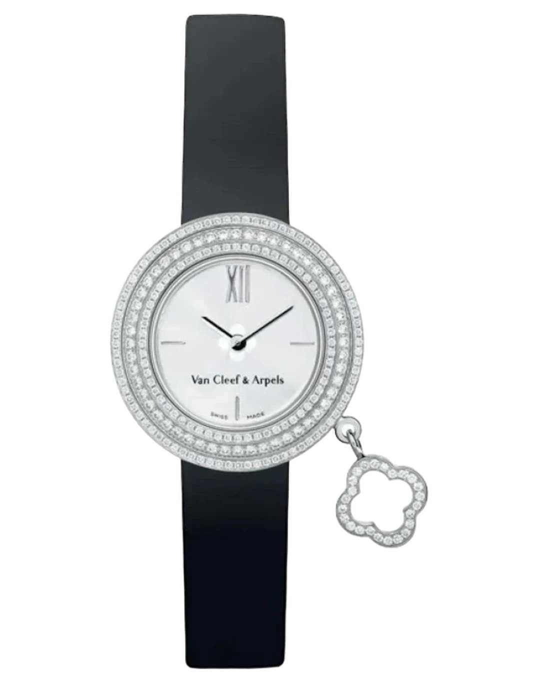 Van Cleef & Arpels Charms 18K White Gold & Diamonds Lady's Watch