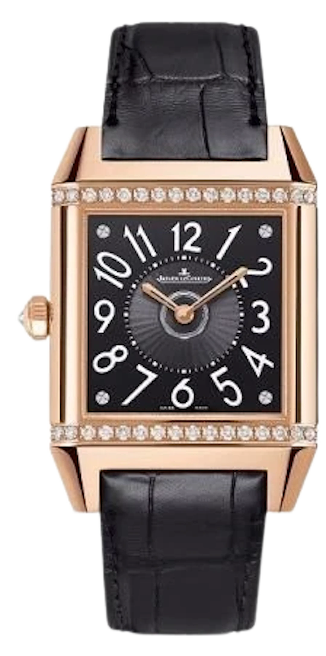 Jaeger-LeCoultre Reverso Squadra Lady Duetto 18K Rose Gold Women’s Watch
