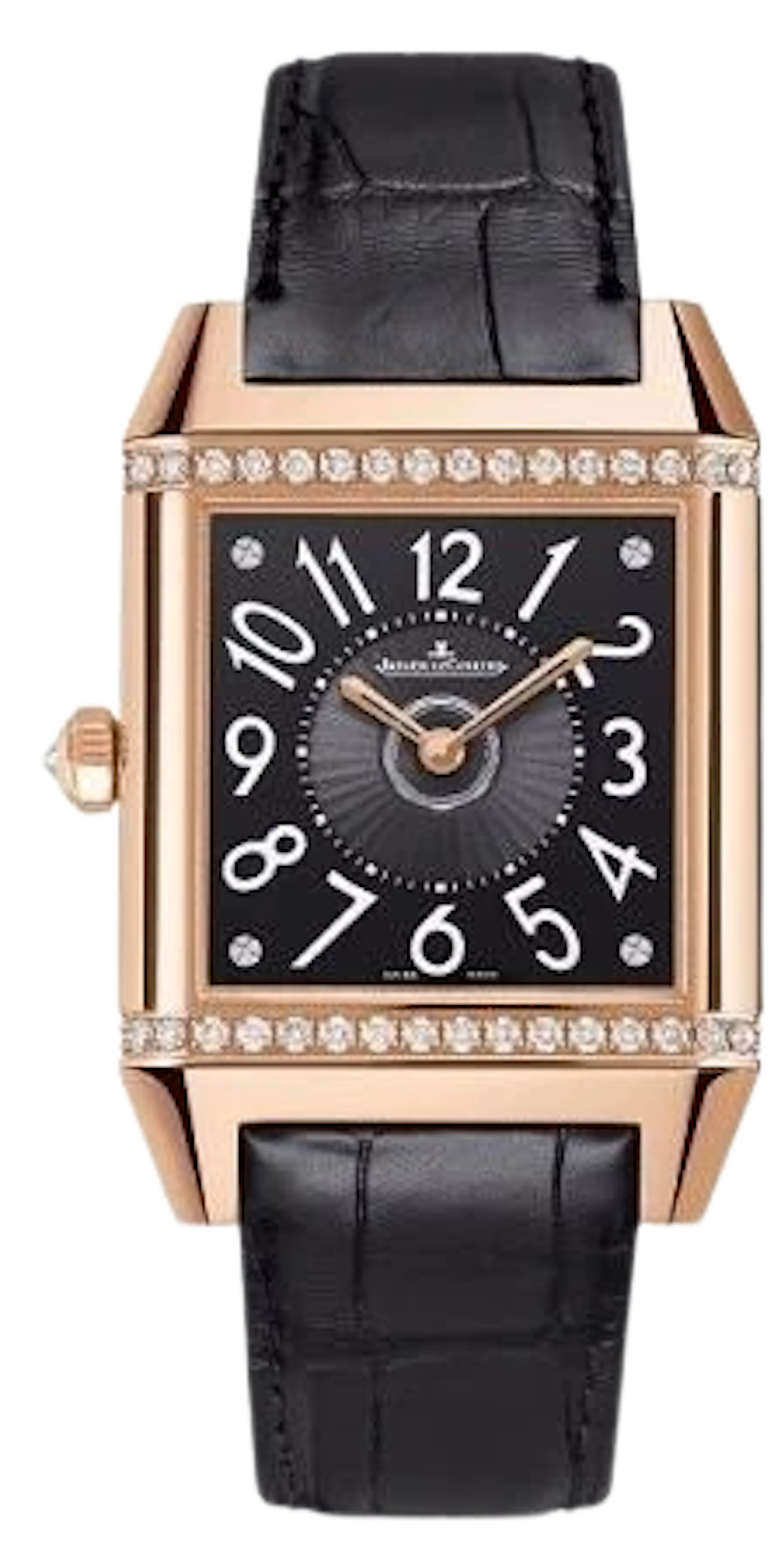 Jaeger-LeCoultre Reverso Squadra Lady Duetto 18K Rose Gold Women’s Watch