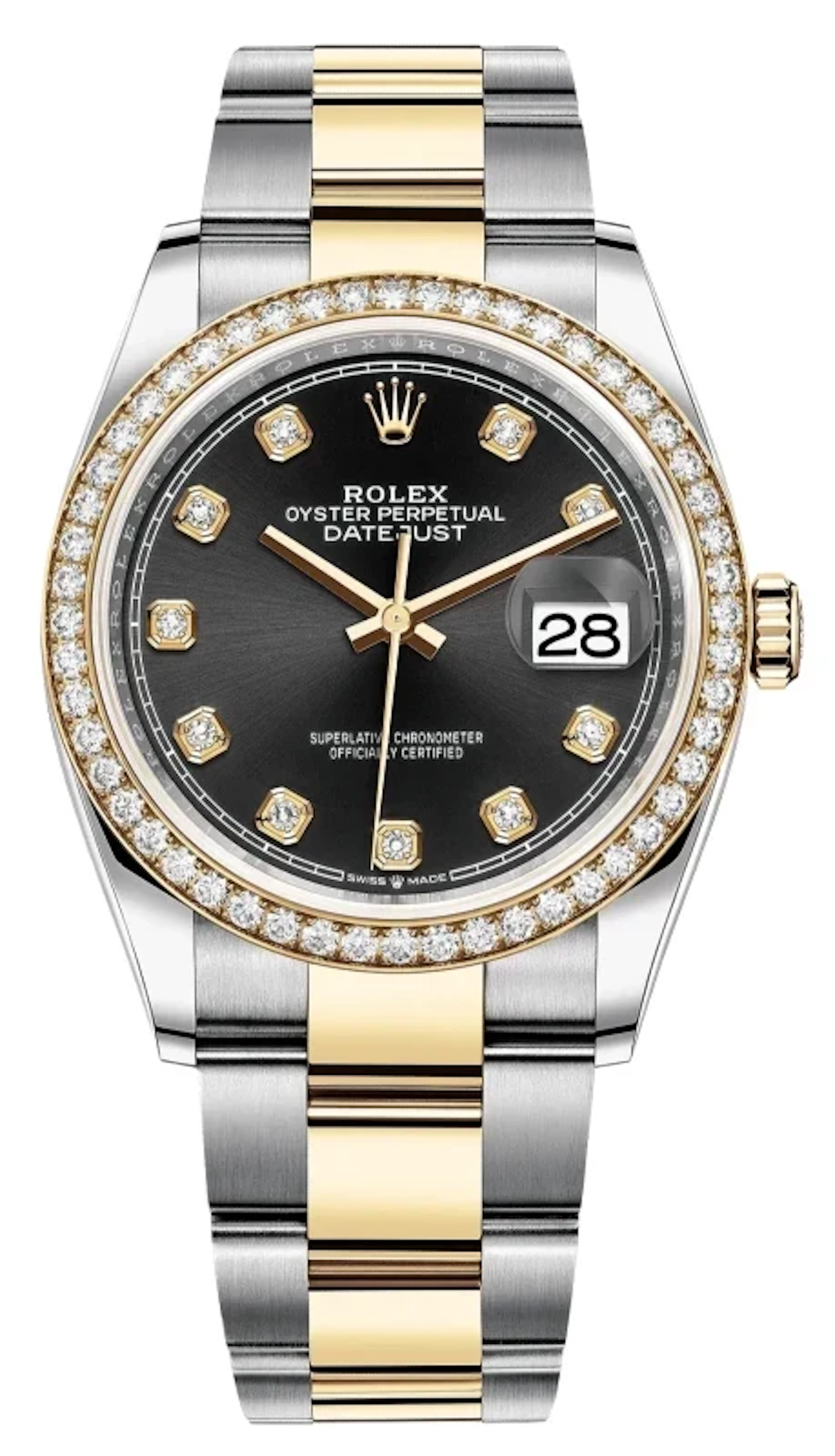 Rolex Datejust Stainless steel & 18K Yellow Gold & Diamonds Lady's Watch