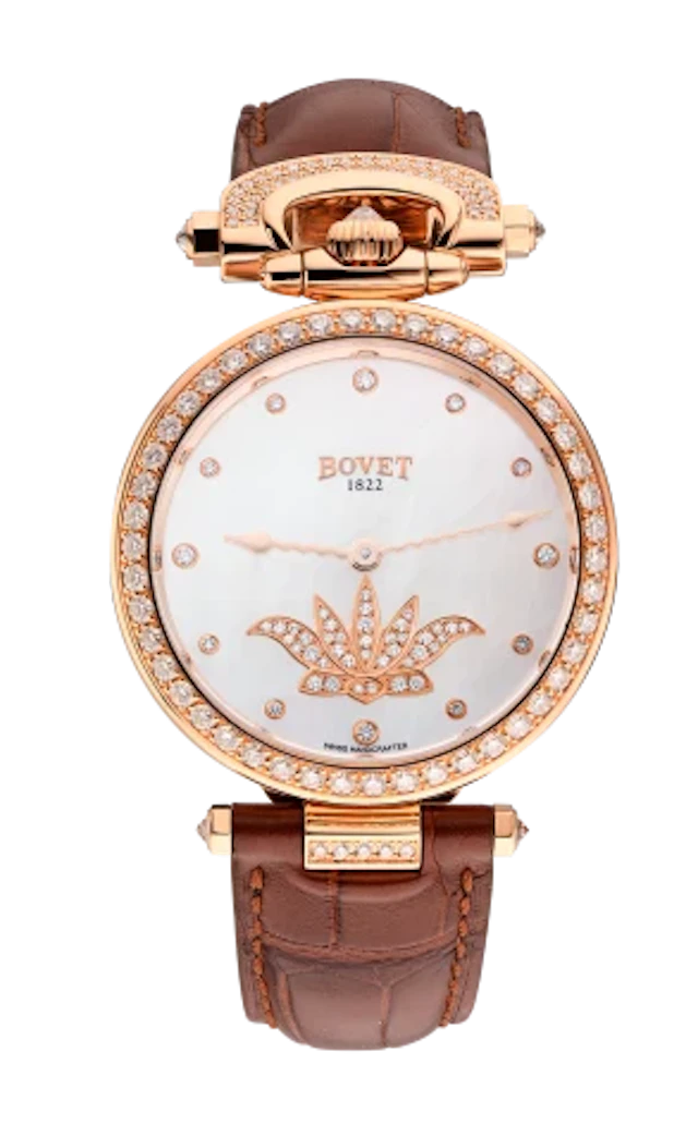 Bovet Amadeo Fleurier 18K Rose Gold & Diamonds Lady's Watch