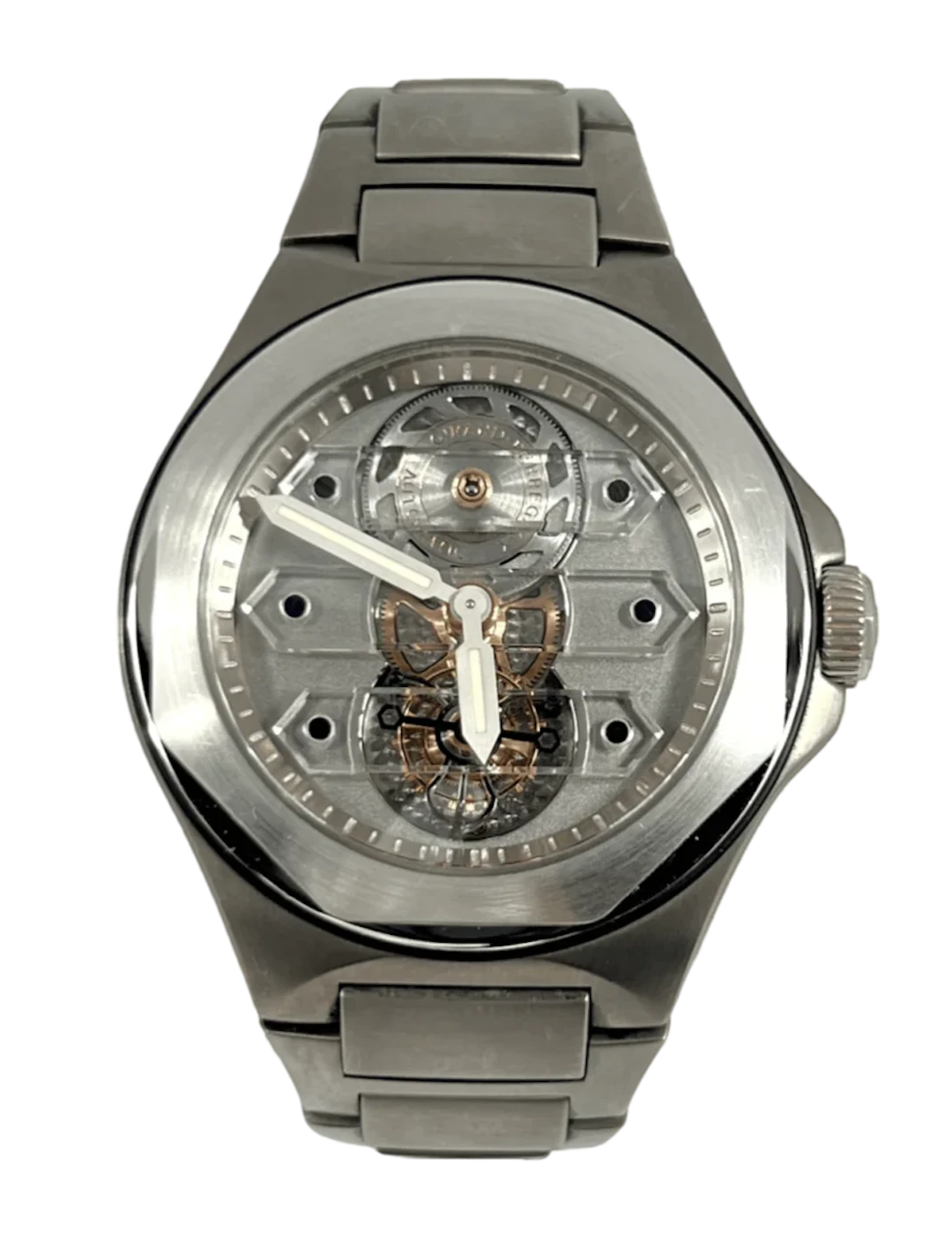 Girard Perregaux Laureato Triple Bridge Tourbillon Titanium Men's Watch