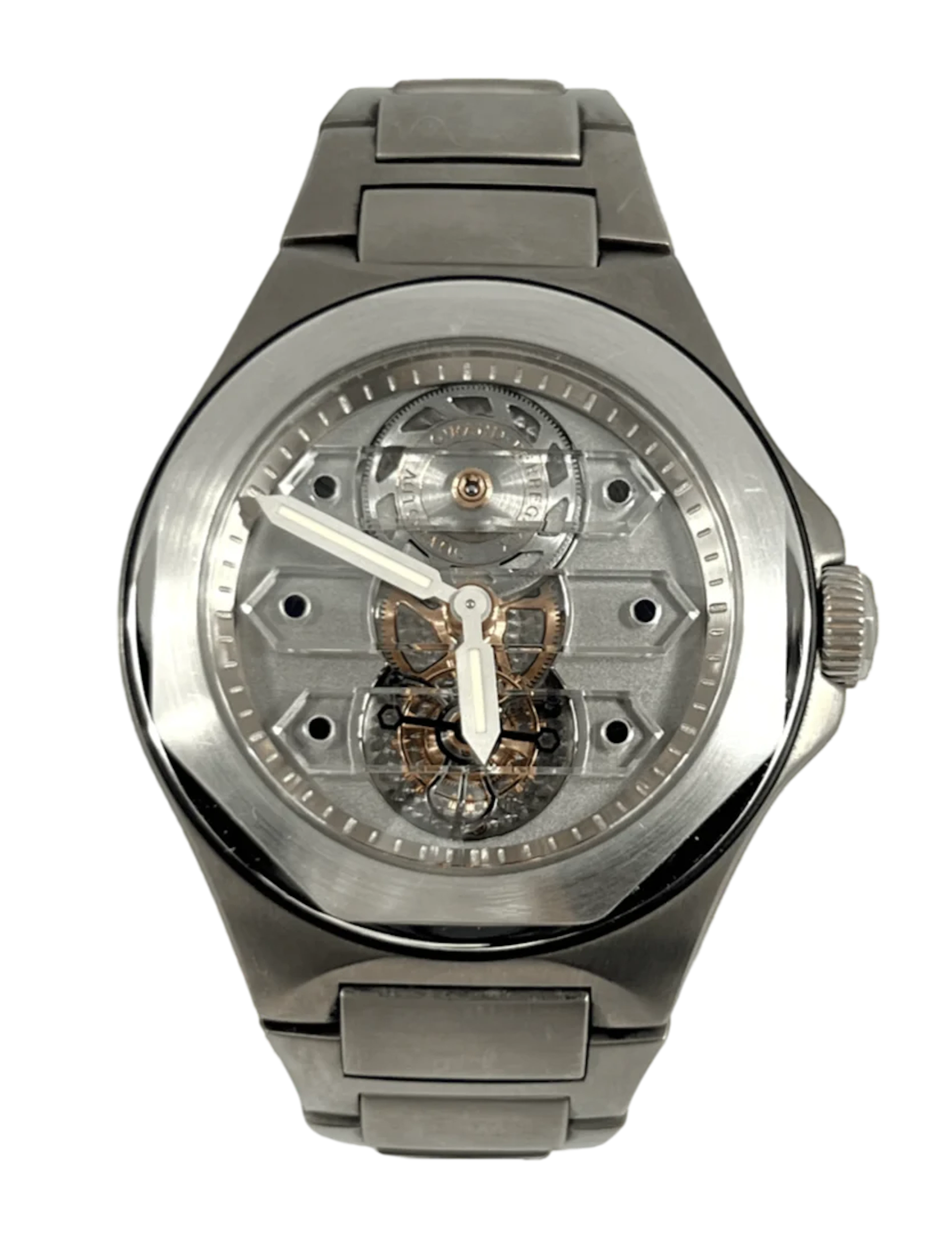 Girard Perregaux Laureato Triple Bridge Tourbillon Titanium Men's Watch