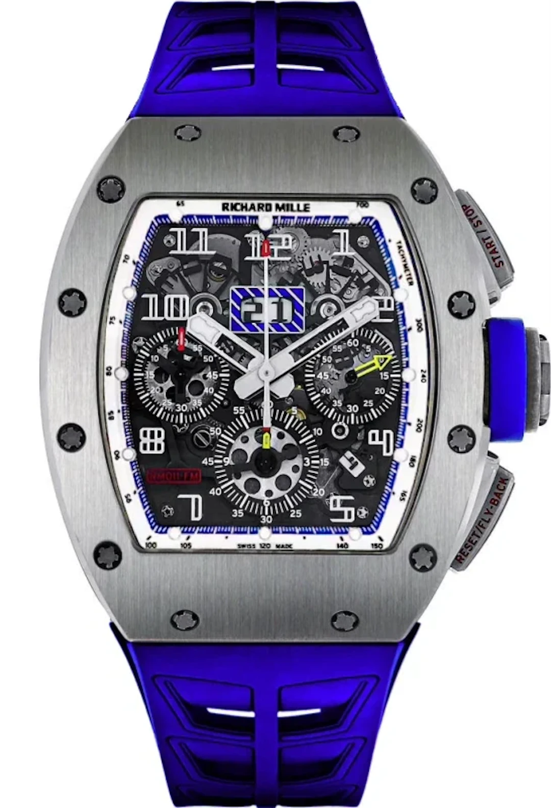 Richard Mille RM 011 Flyback Chronograph Felipe Massa 18K White Gold
