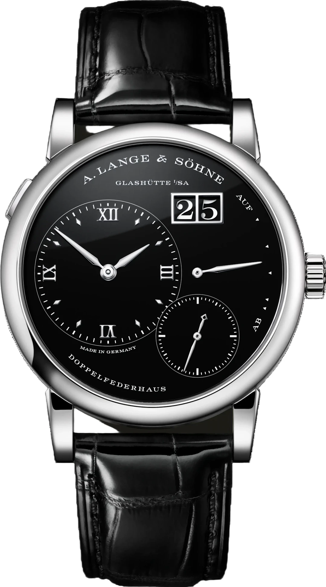 A. Lange & Söhne Lange 1 30th Anniversary Platinum Black Onyx Men's Watch