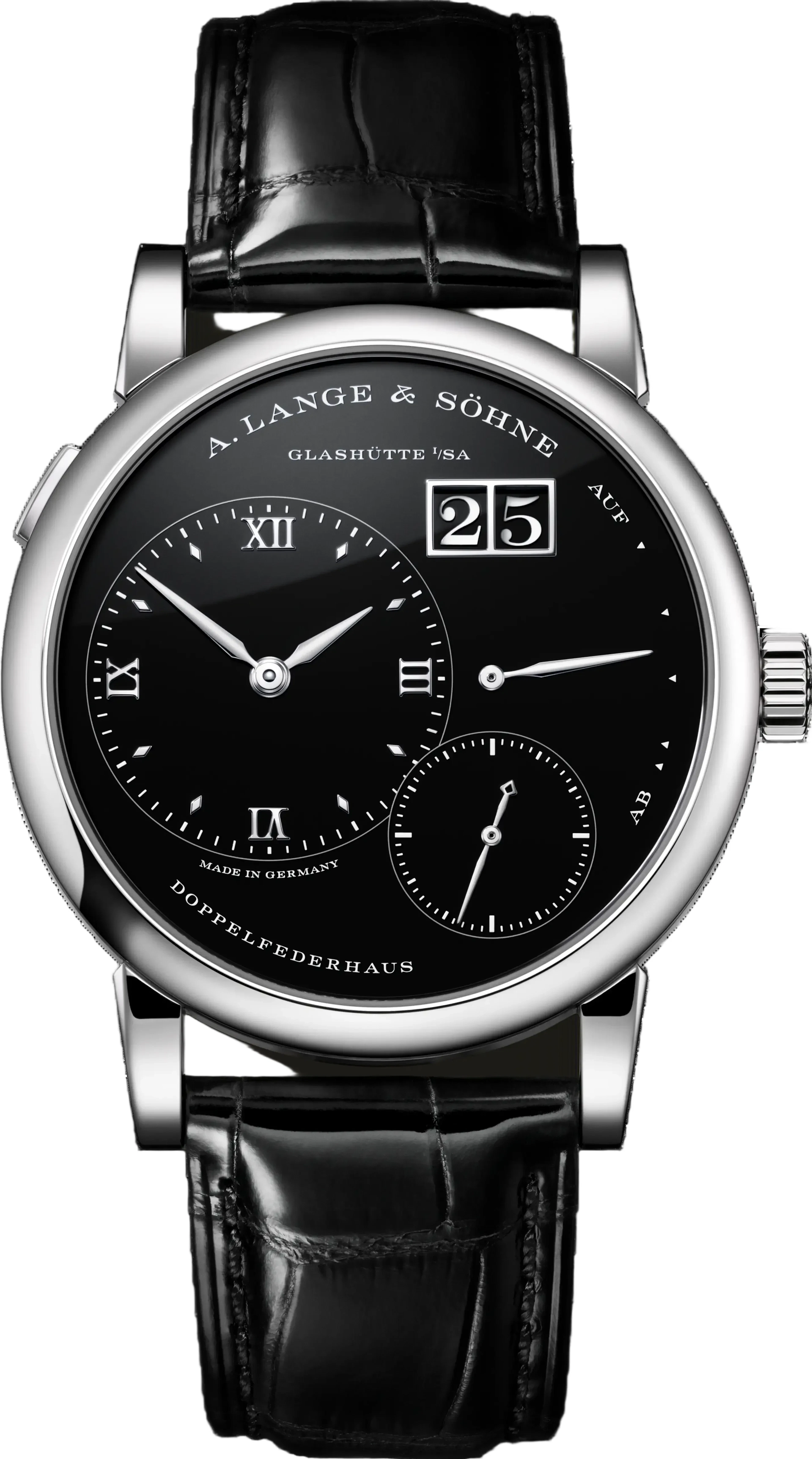A. Lange & Söhne Lange 1 30th Anniversary Platinum Black Onyx Men's Watch