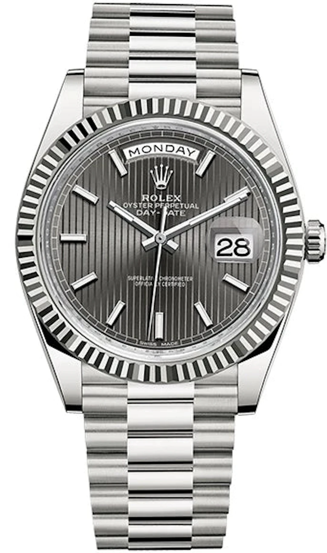 Rolex Day-Date 18K White Gold Men's Watch