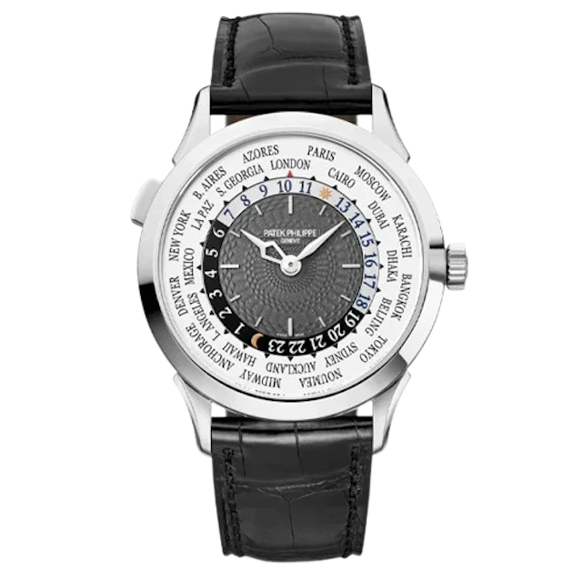 Patek Philippe World Time 18K White Gold Men’s Watch