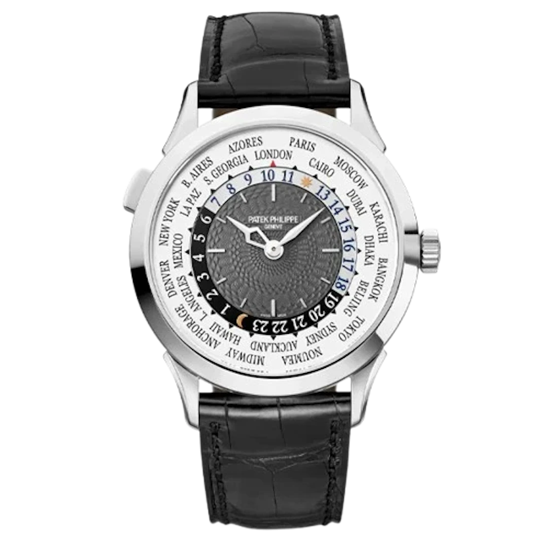 Patek Philippe World Time 18K White Gold Men’s Watch