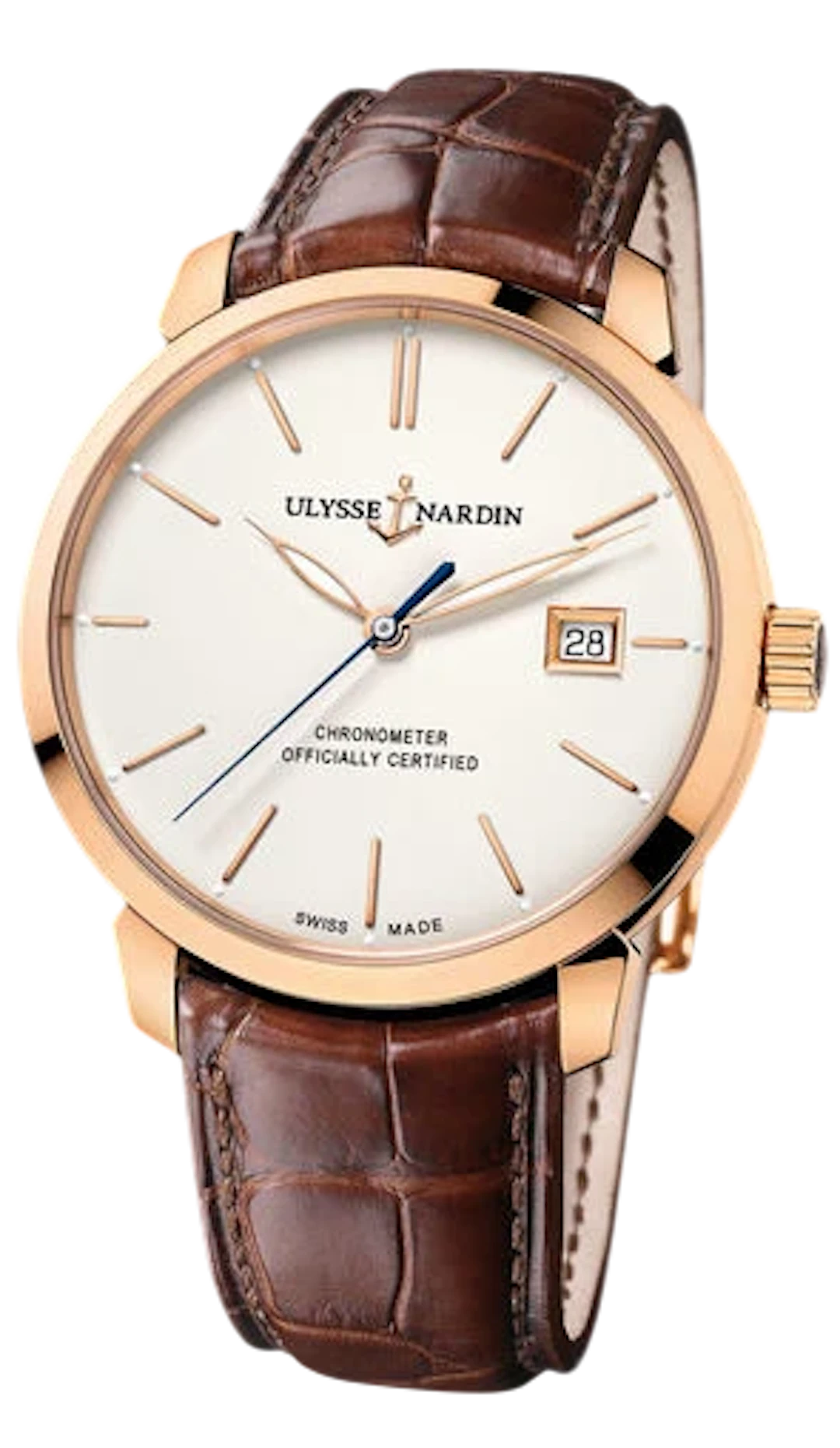 Ulysse Nardin San Marco Classico 18K Rose Gold Men's Watch