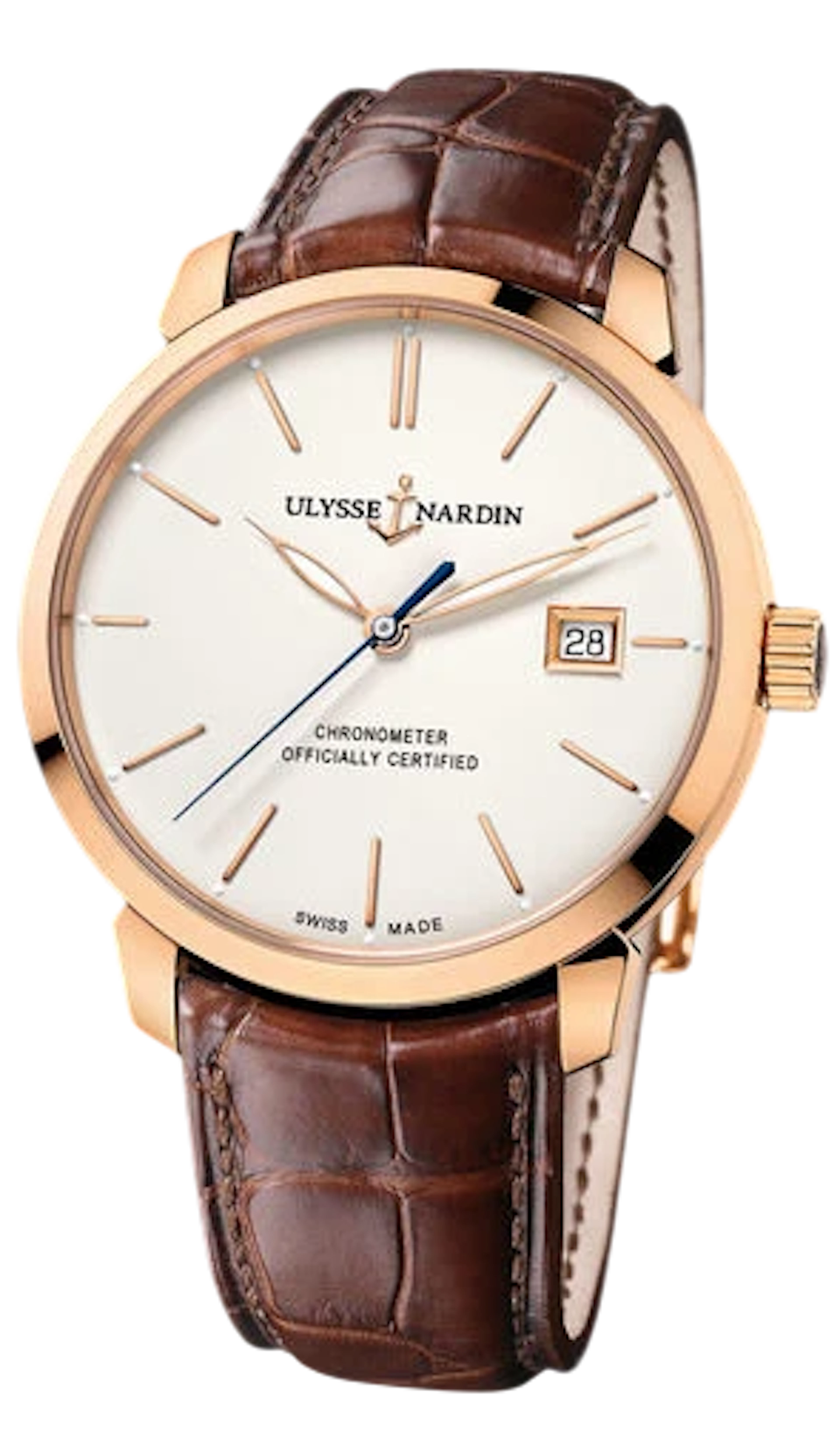 Ulysse Nardin San Marco Classico 18K Rose Gold Men's Watch