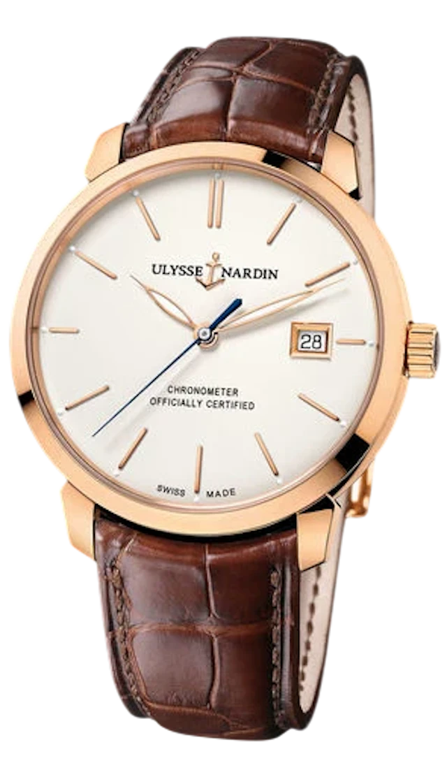 Ulysse Nardin San Marco Classico 18K Rose Gold Men's Watch