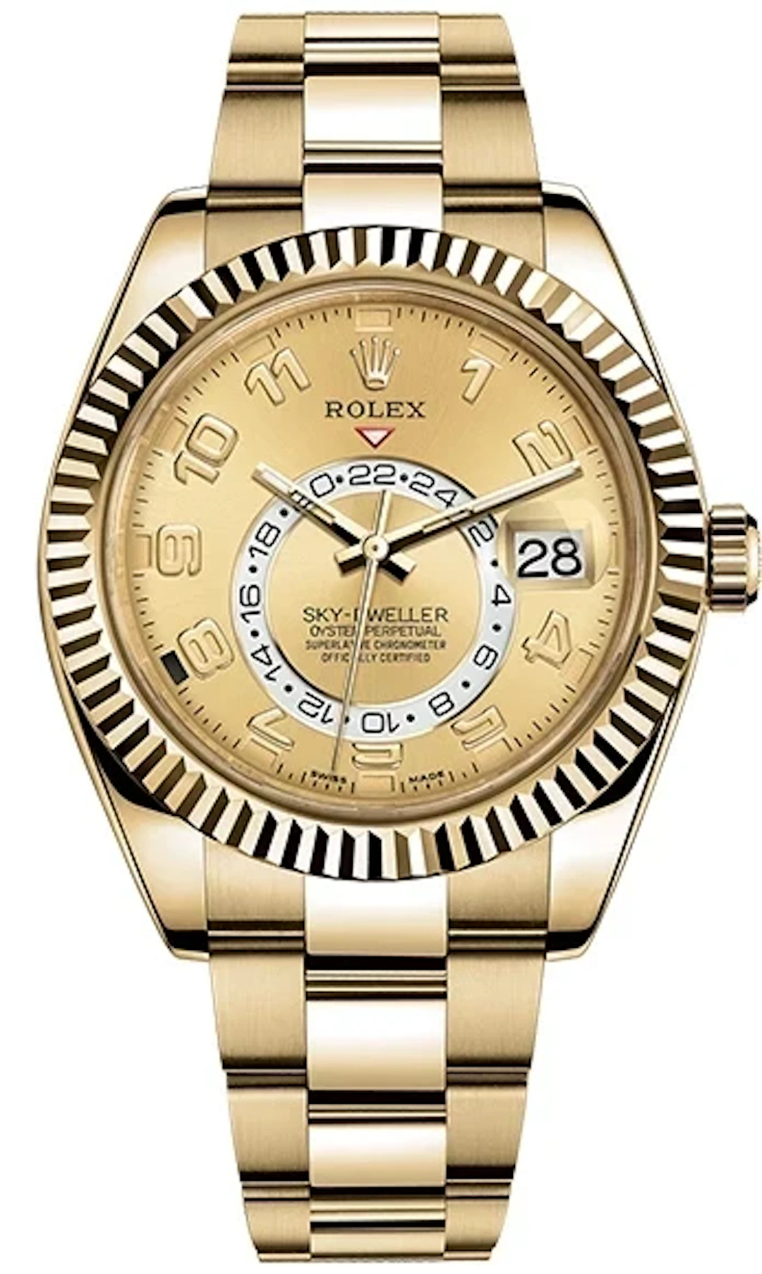 Rolex Sky-Dweller 18K Yellow Gold Men's Watch