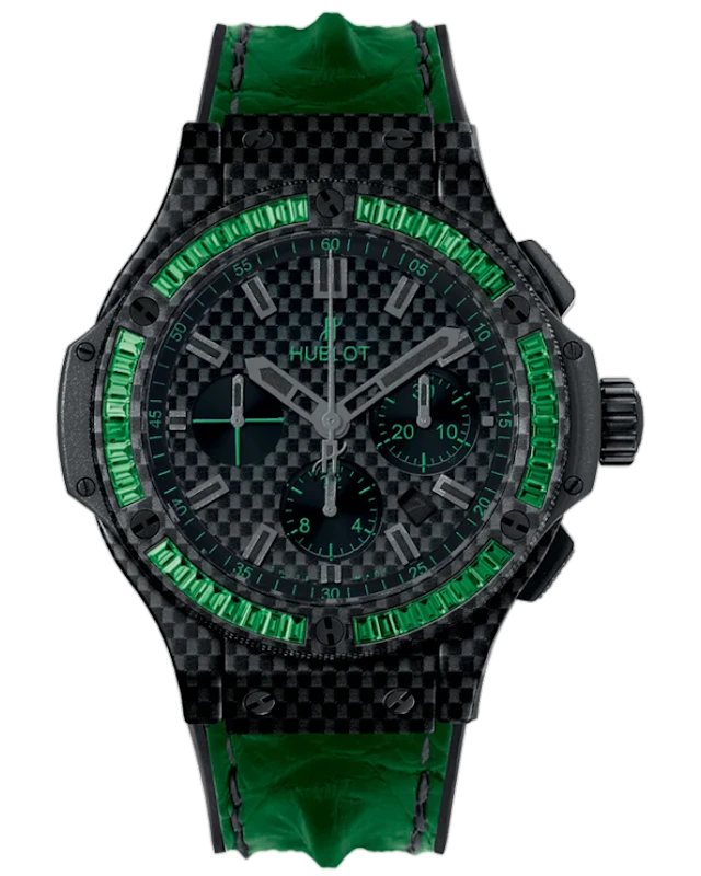 Hublot Big Bang Bezel Baguette Carbon Men's Watch