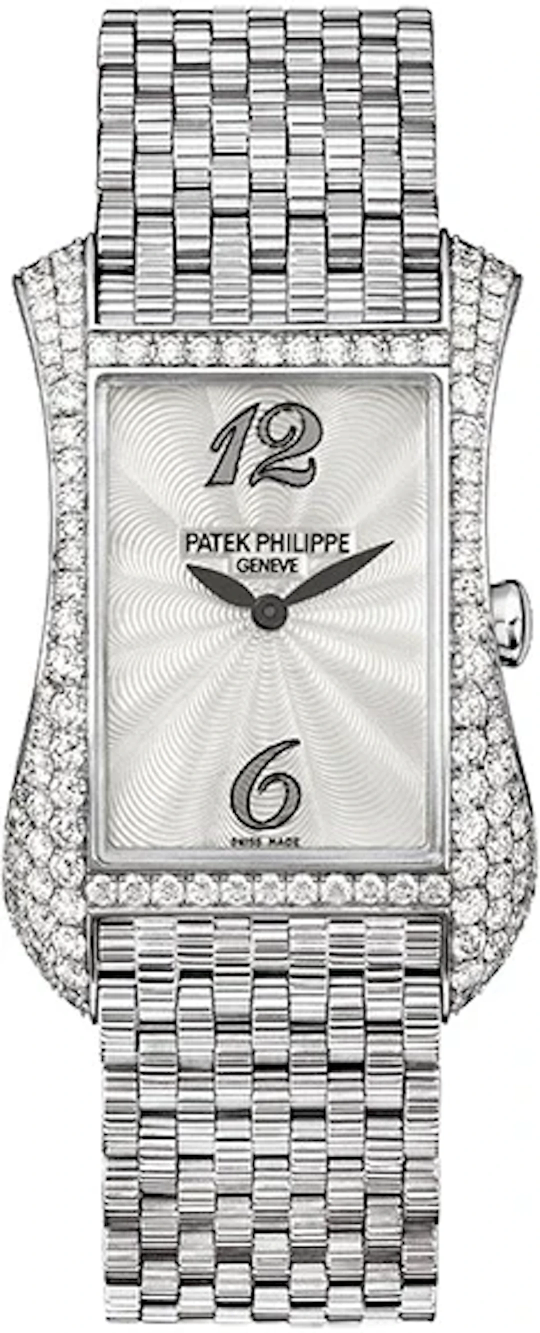 Patek Philippe Gondolo Serata 18K White Gold & Diamonds Lady's Watch