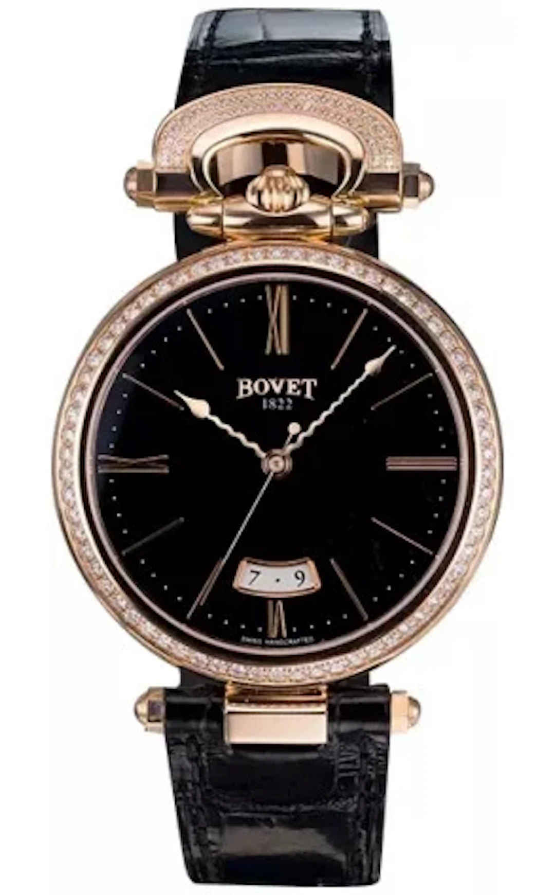Bovet Amadeo Fleurier Collection Motiers 18K Rose Gold & Diamonds Lady's Watch