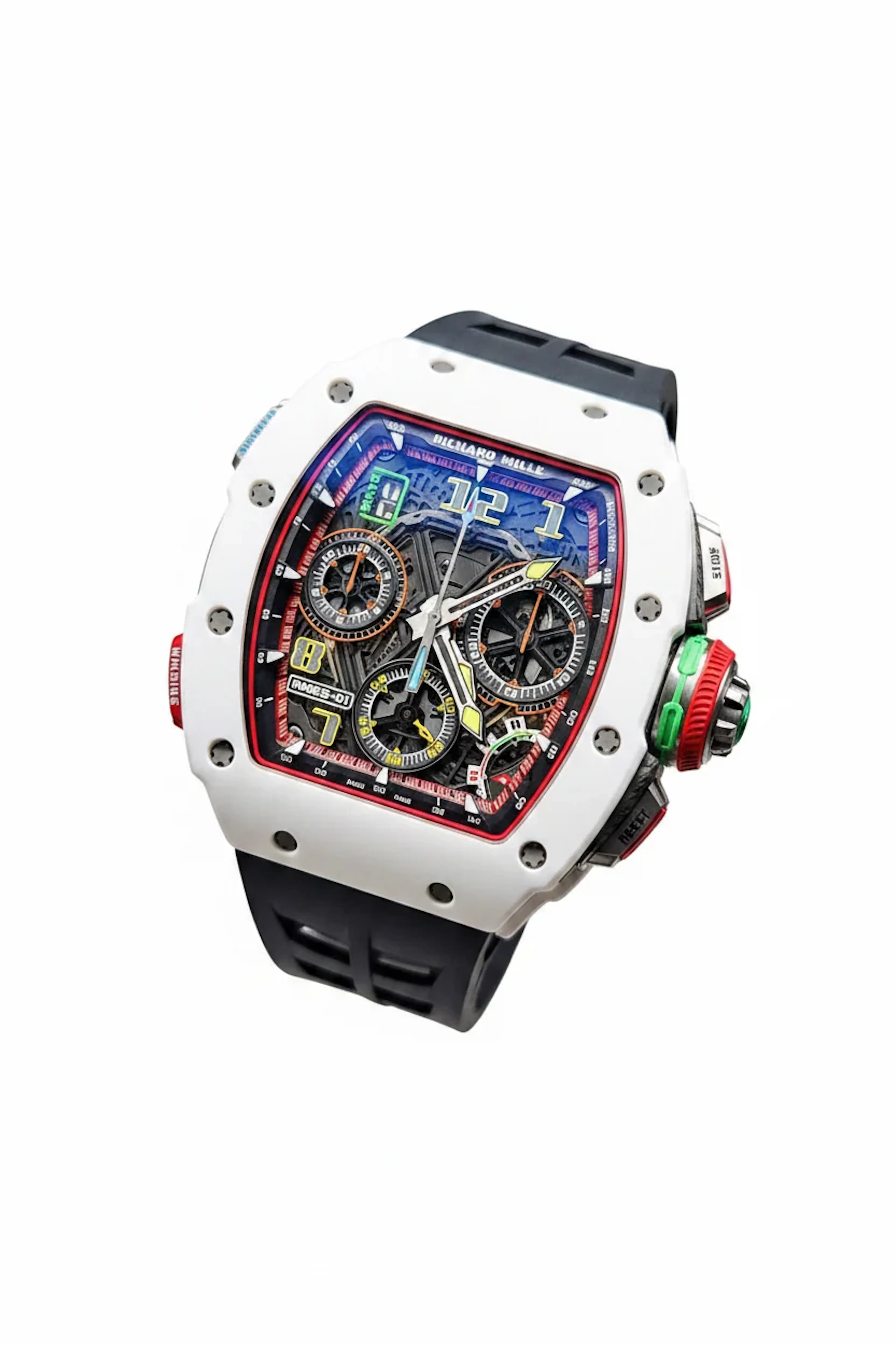 Richard Mille RM 65-01 Automatic Split-Seconds Chronograph White Quartz
