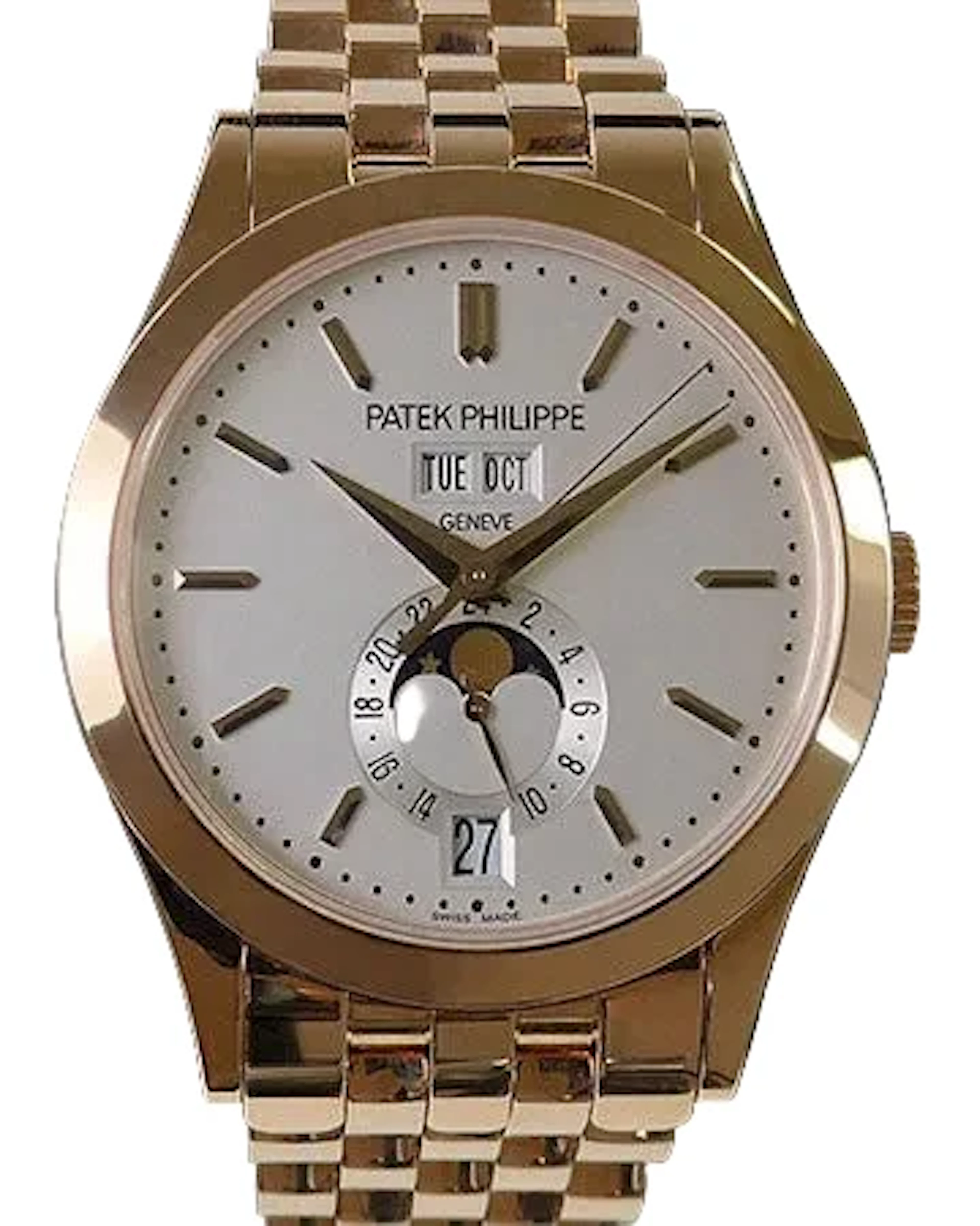 Patek Philippe Annual Calendar 18K Rose Gold Men's Watch