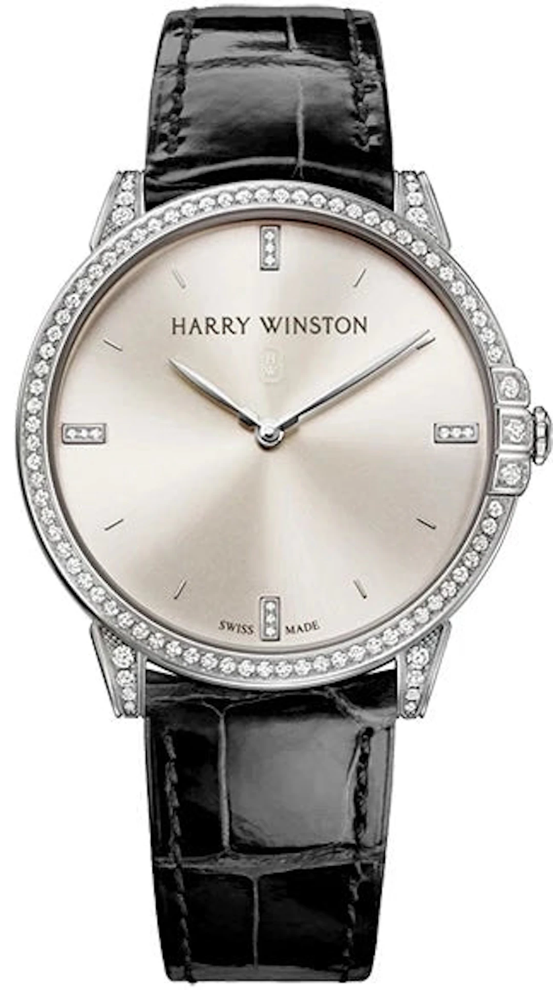 Harry Winston Midnight 18K White Gold & Diamonds Ladies Watch