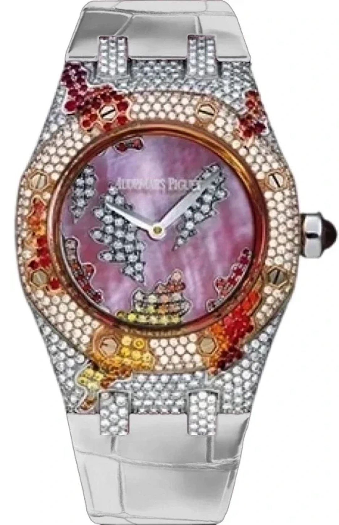 Audemars Piguet Royal Oak Leaves 18K White Gold