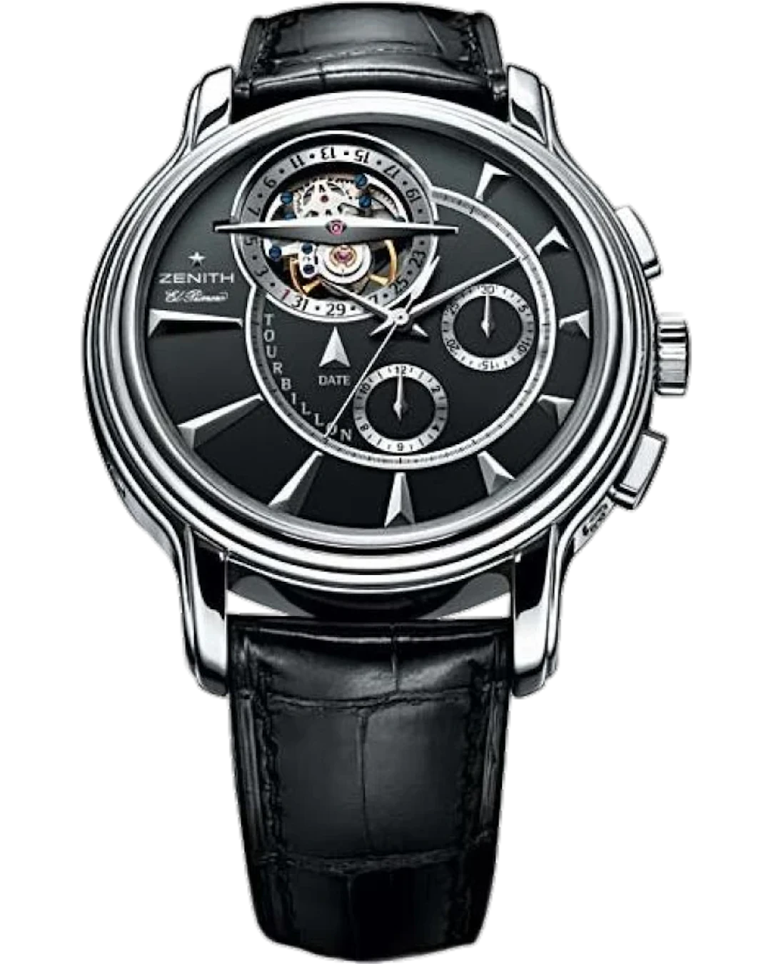 Zenith Academy Tourbillon Chronograph 18K White Gold Men's Watch