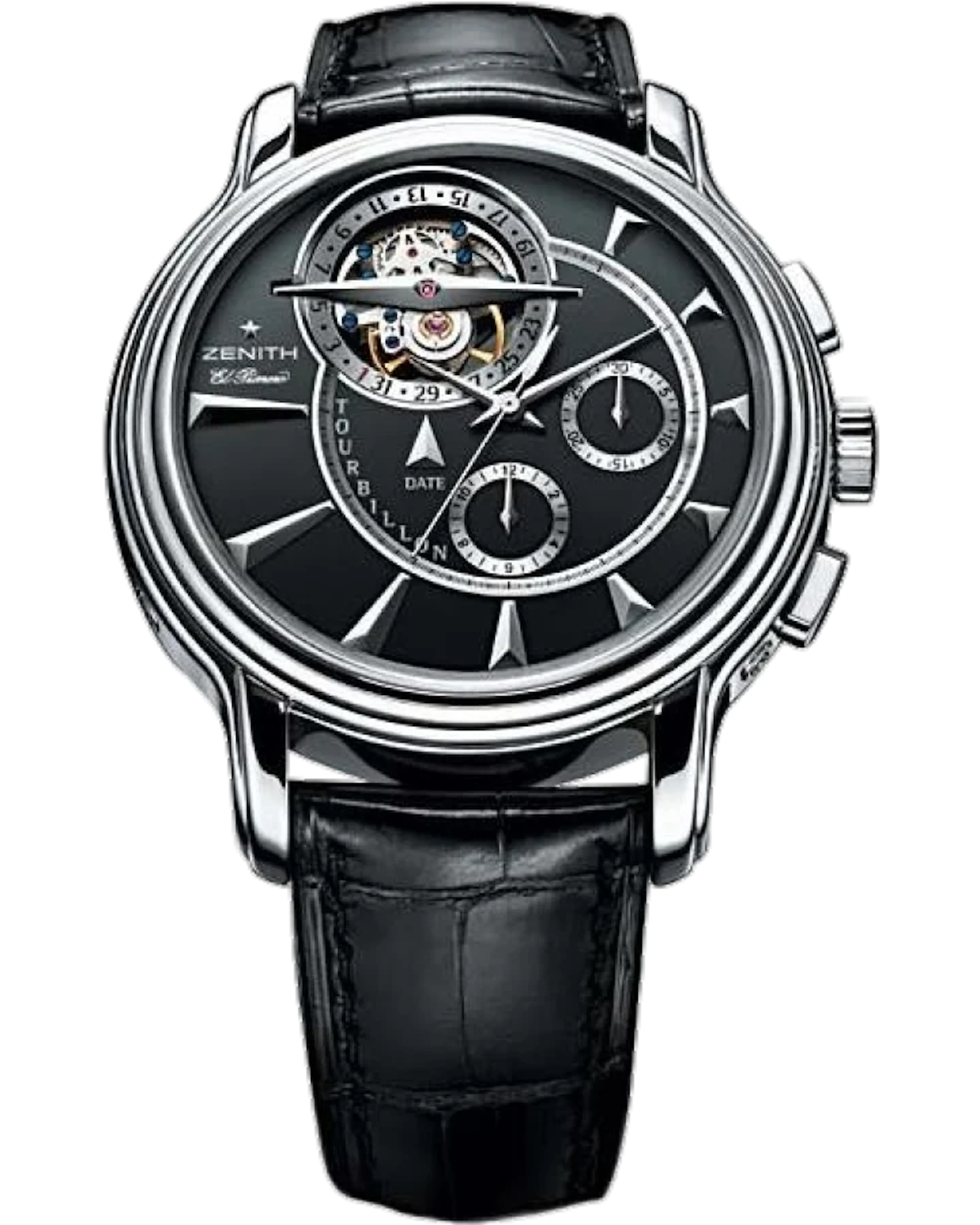Zenith Academy Tourbillon Chronograph 18K White Gold Men's Watch