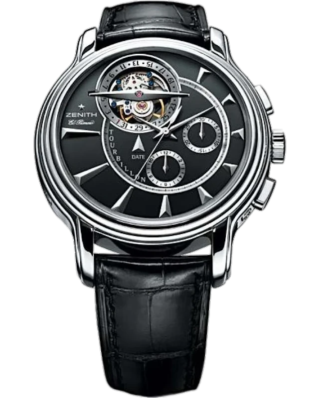 Zenith Academy Tourbillon Chronograph 18K White Gold Men's Watch