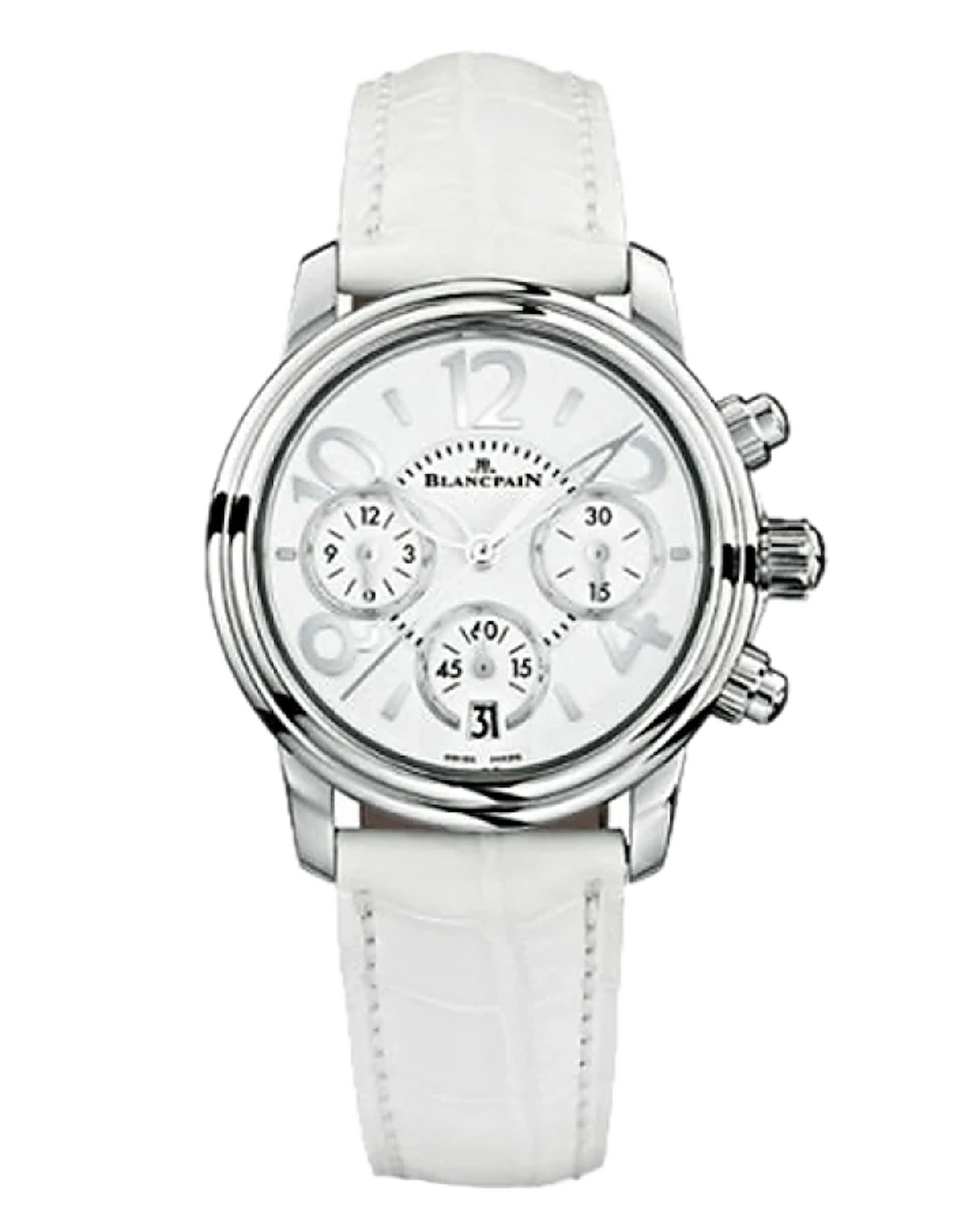 Blancpain Women Chronographe Flyback Stainless Steel Lady's Watch