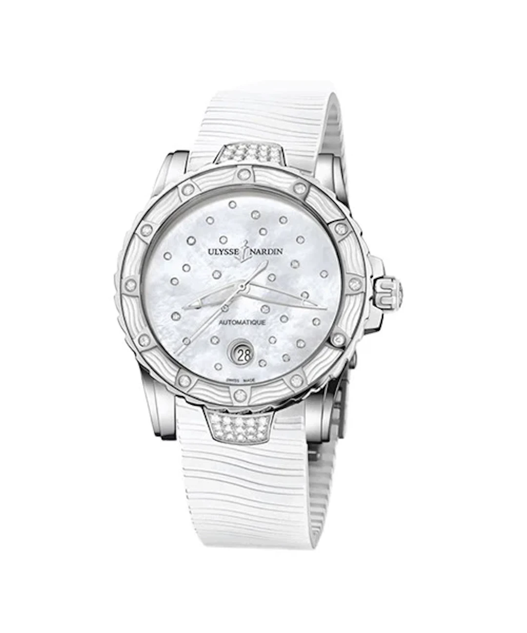 Ulysse Nardin Diver Starry Night Stainless Steel & Diamonds Ladies Watch