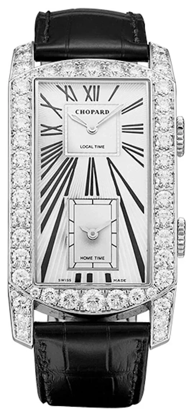 Chopard Classics 'Dual Tec' 18K White Gold & Diamonds Lady's Watch