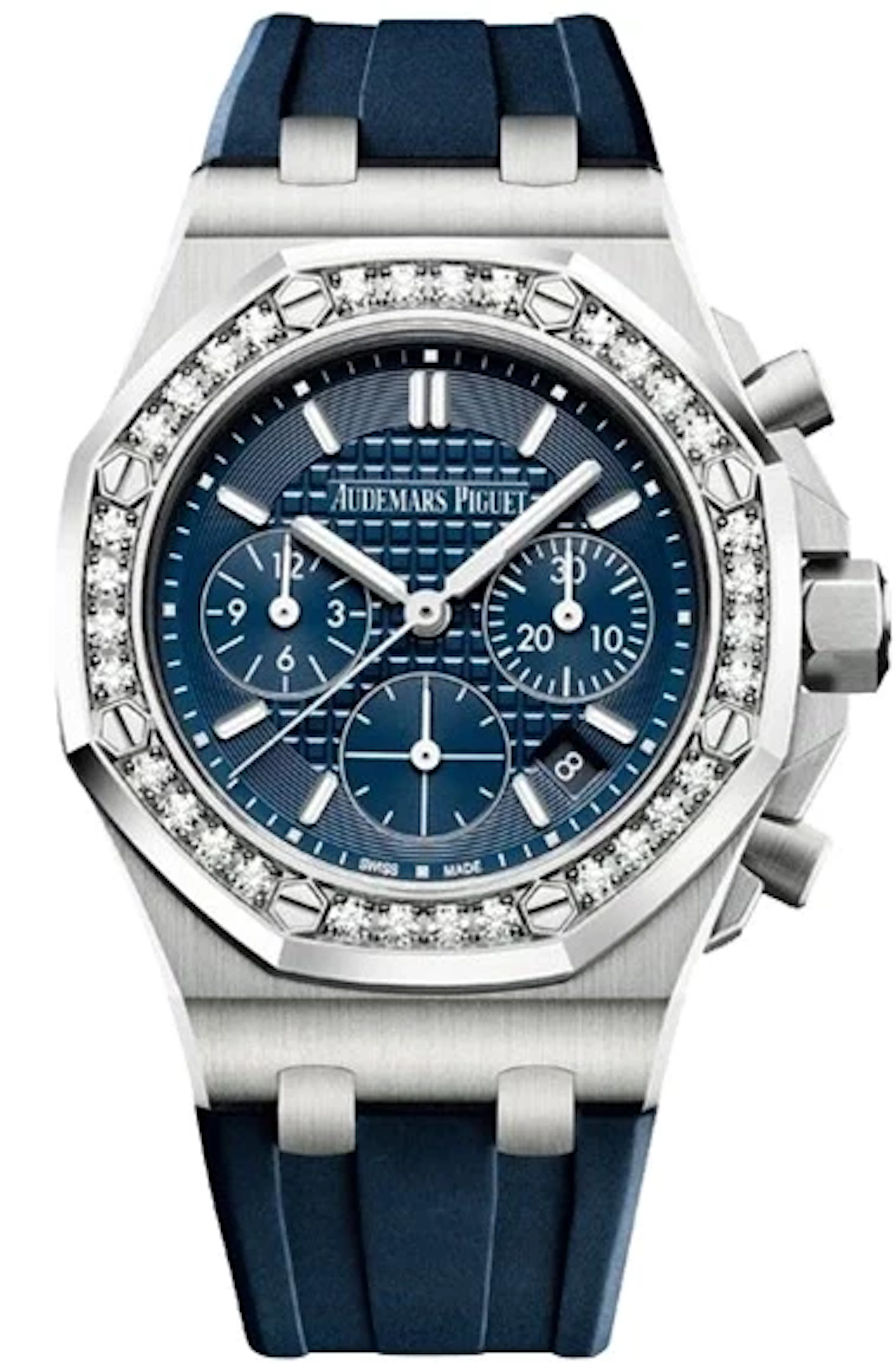 Audemars Piguet Royal Oak Stainless Steel & Diamonds Lady's Watch