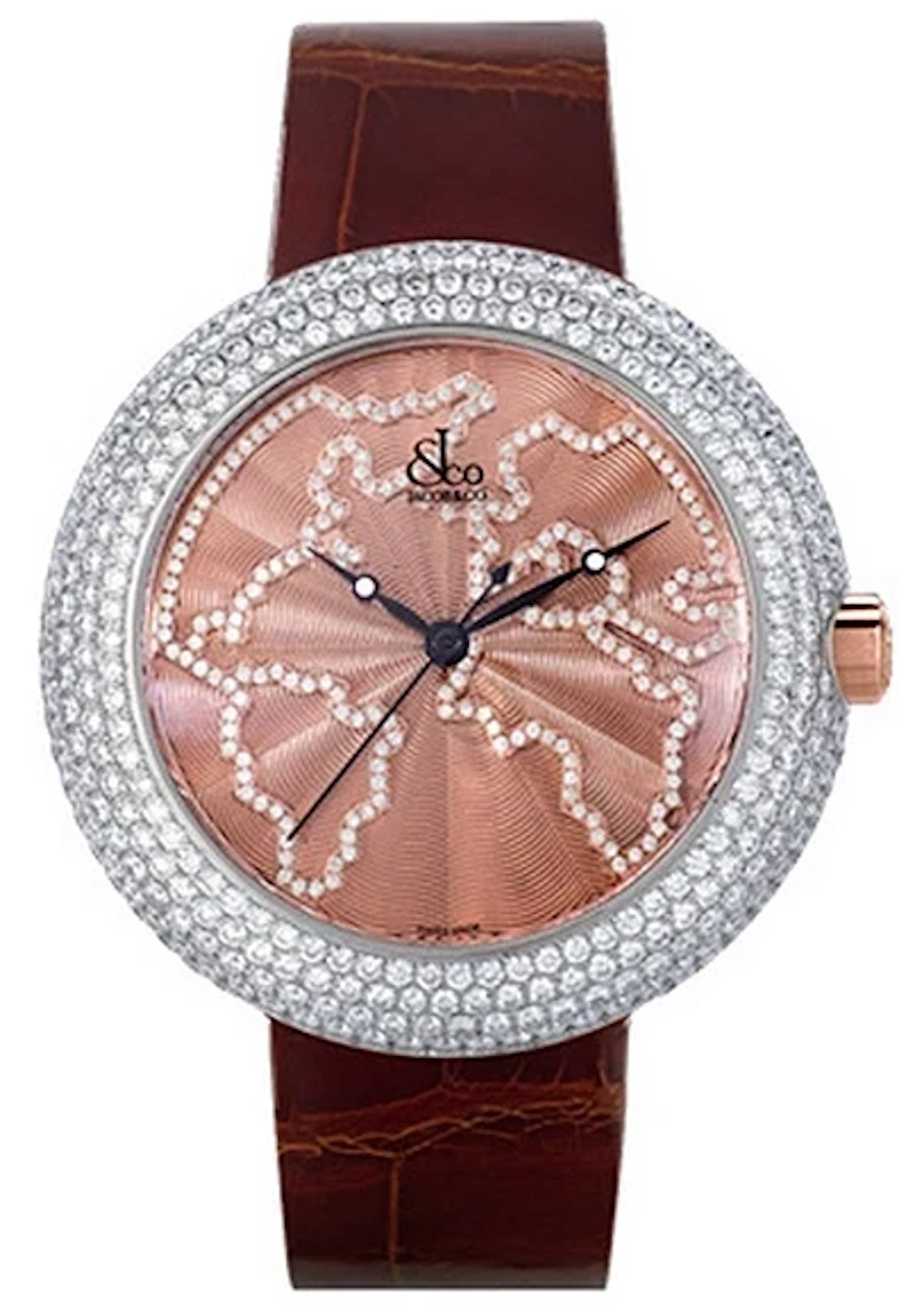 Jacob & Co Brilliant Stainless Steel & Diamonds Lady's Watch