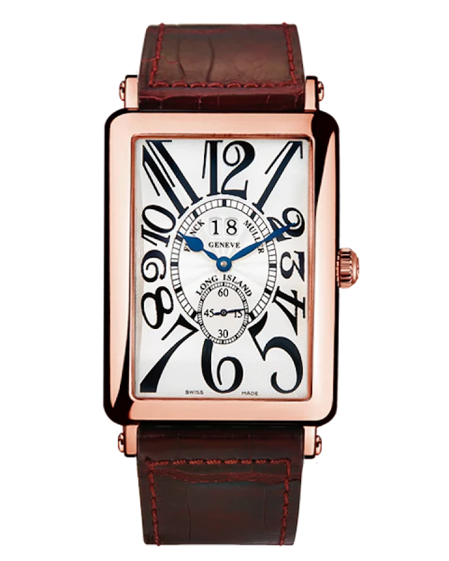 Franck Muller Long Island Big Date 18K Rose Gold Watch