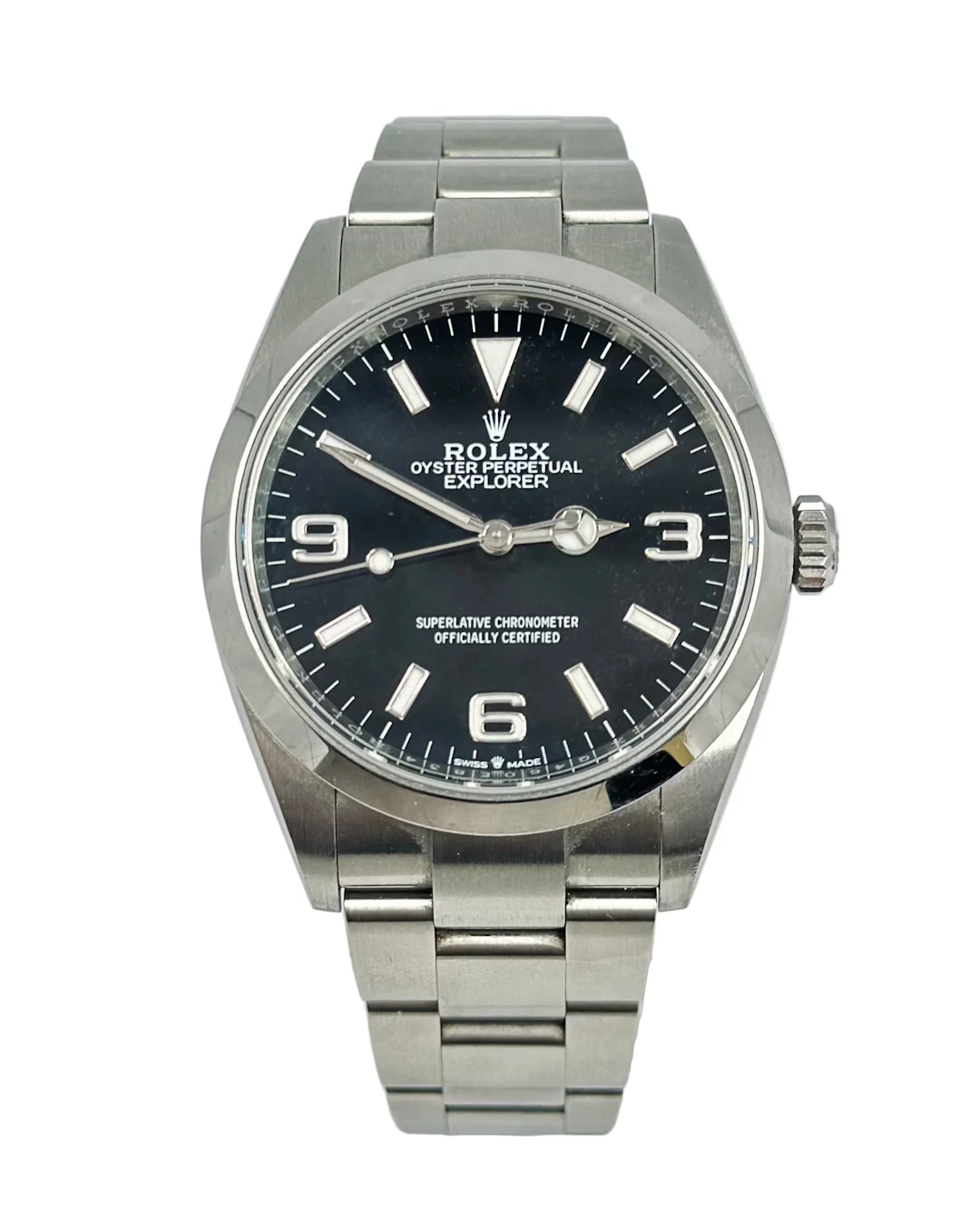 Rolex Explorer Stainless Steel Men's Watch