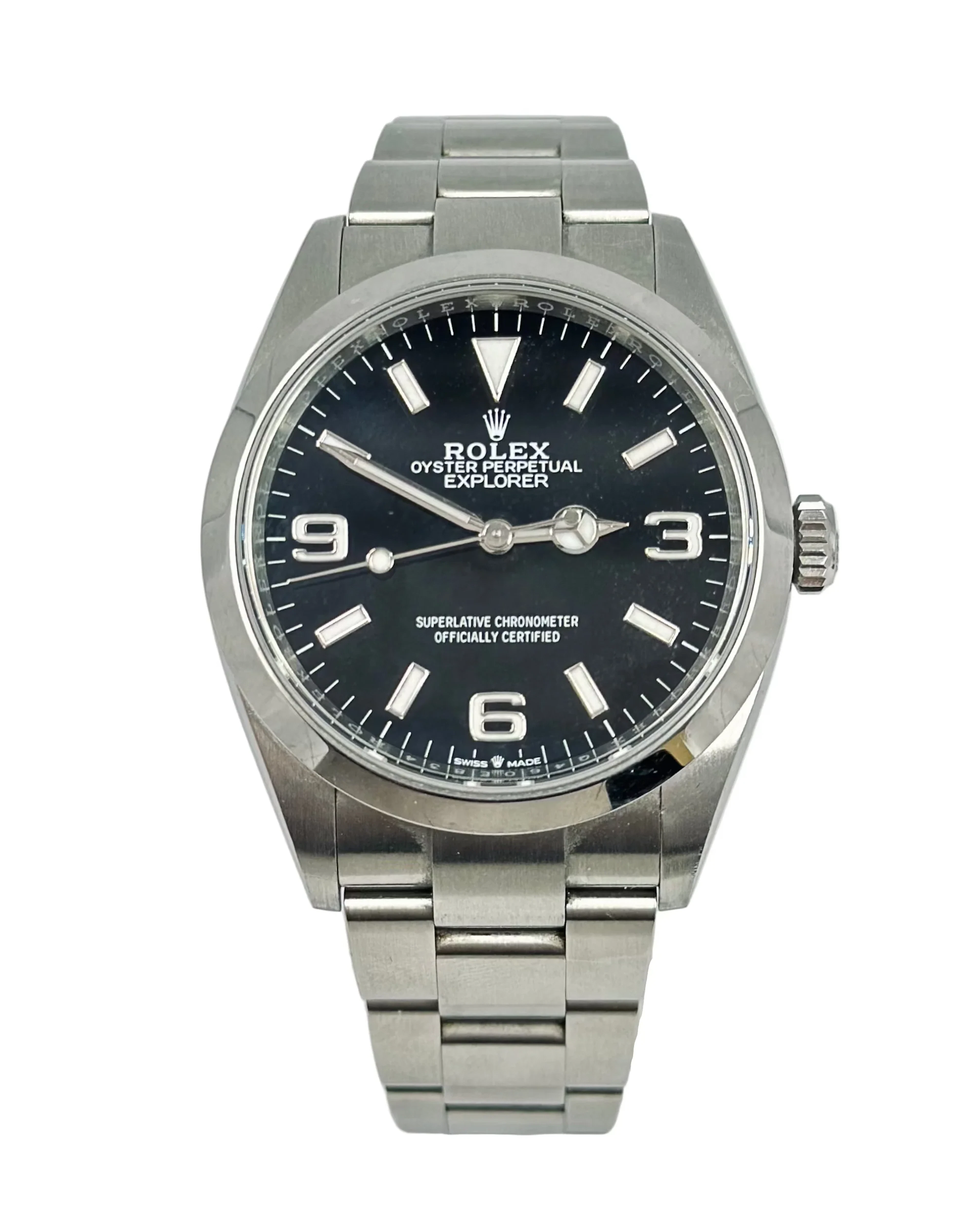 Rolex Explorer Stainless Steel Men's Watch