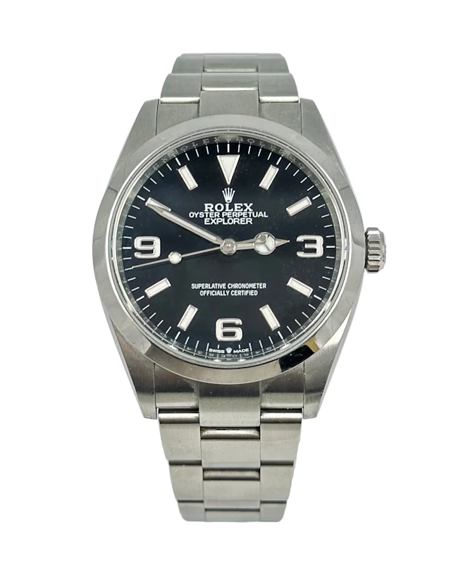 Rolex Explorer Stainless Steel Men's Watch