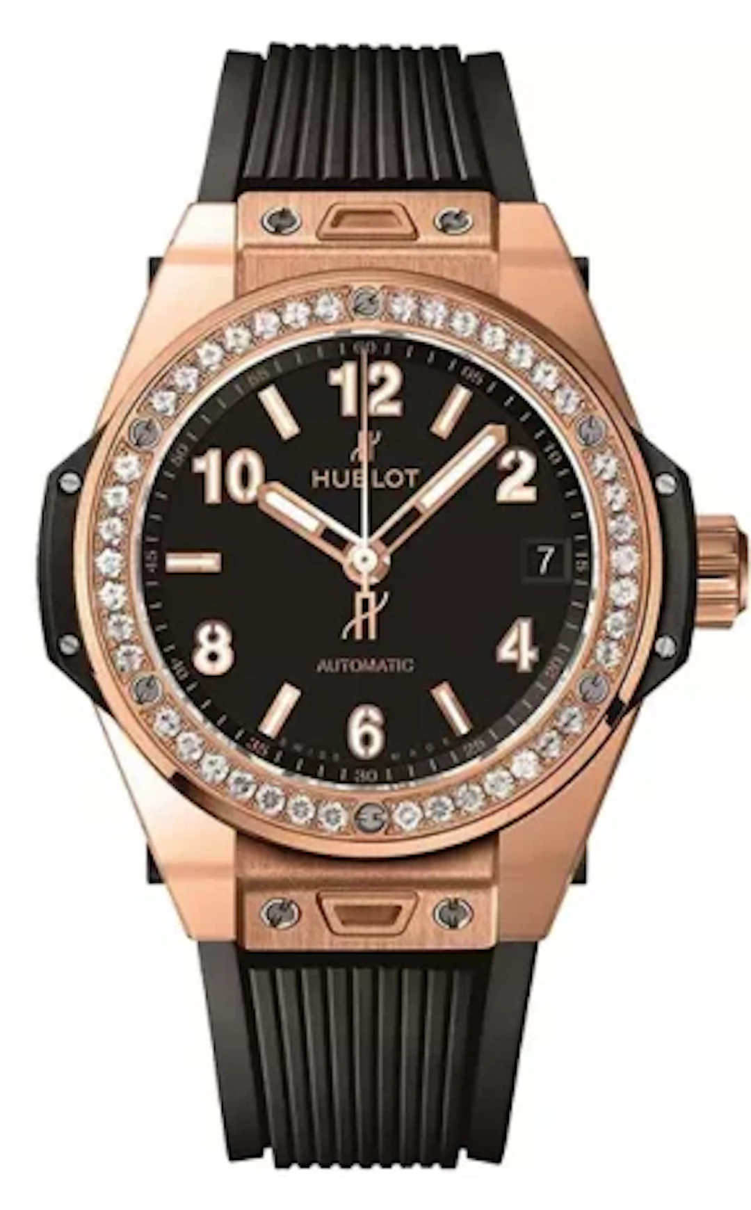 Hublot Big Bang 18K Rose gold & Diamonds Unisex Watch