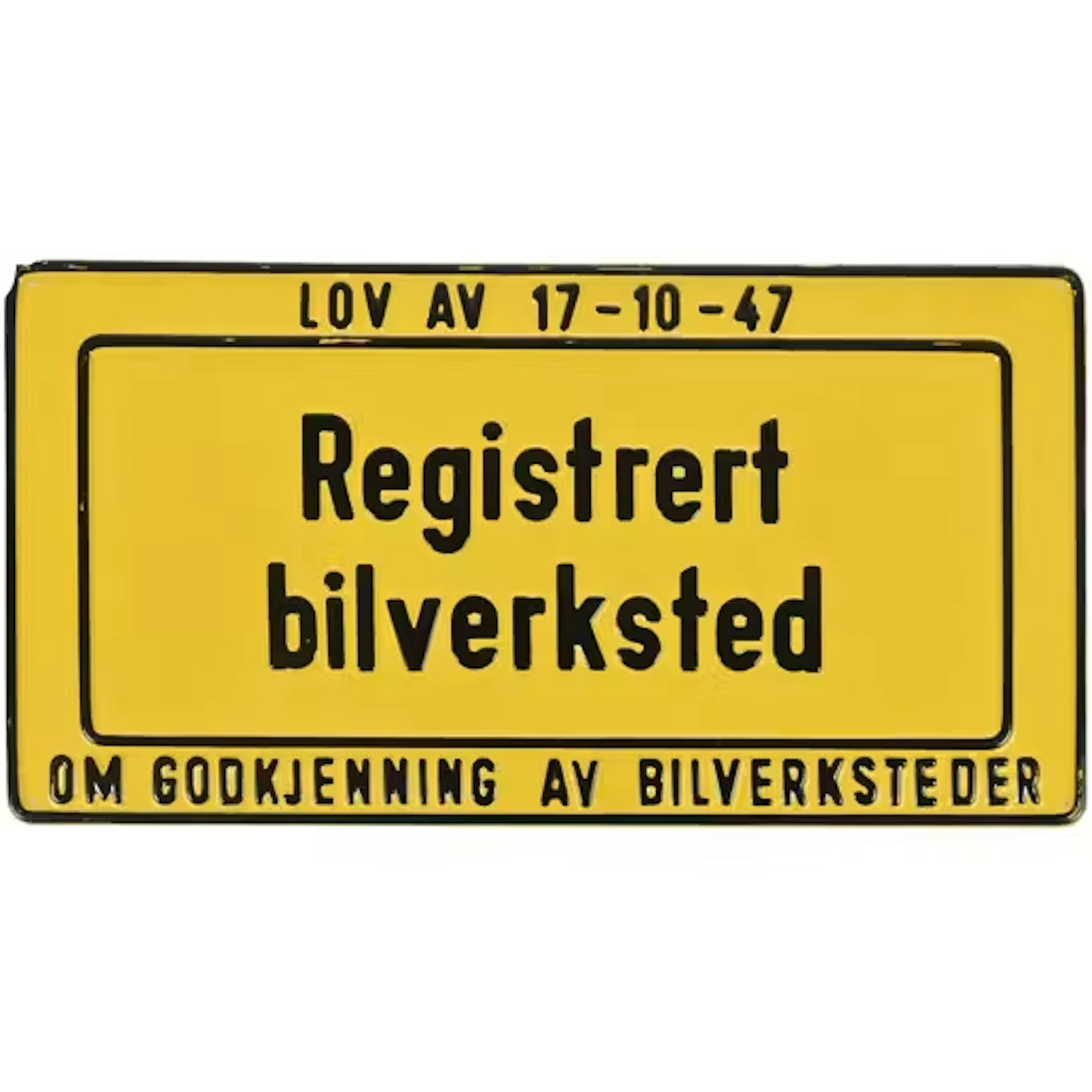 REGISTRERT BILVERKSTED