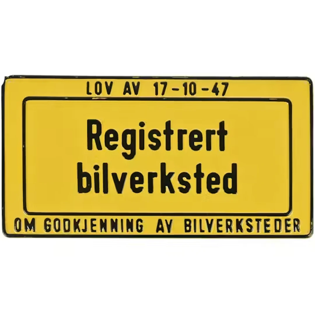REGISTRERT BILVERKSTED
