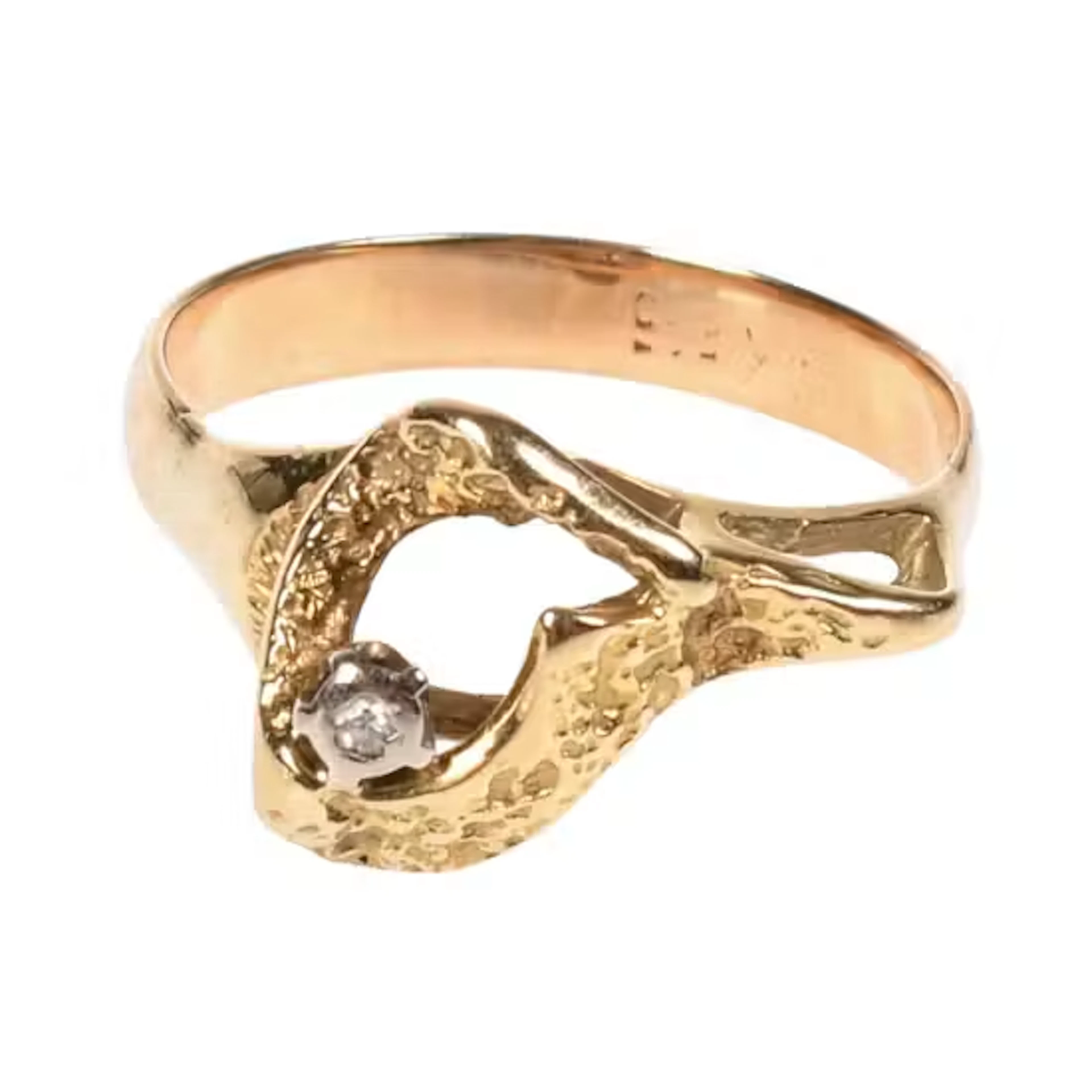 RING med diamant