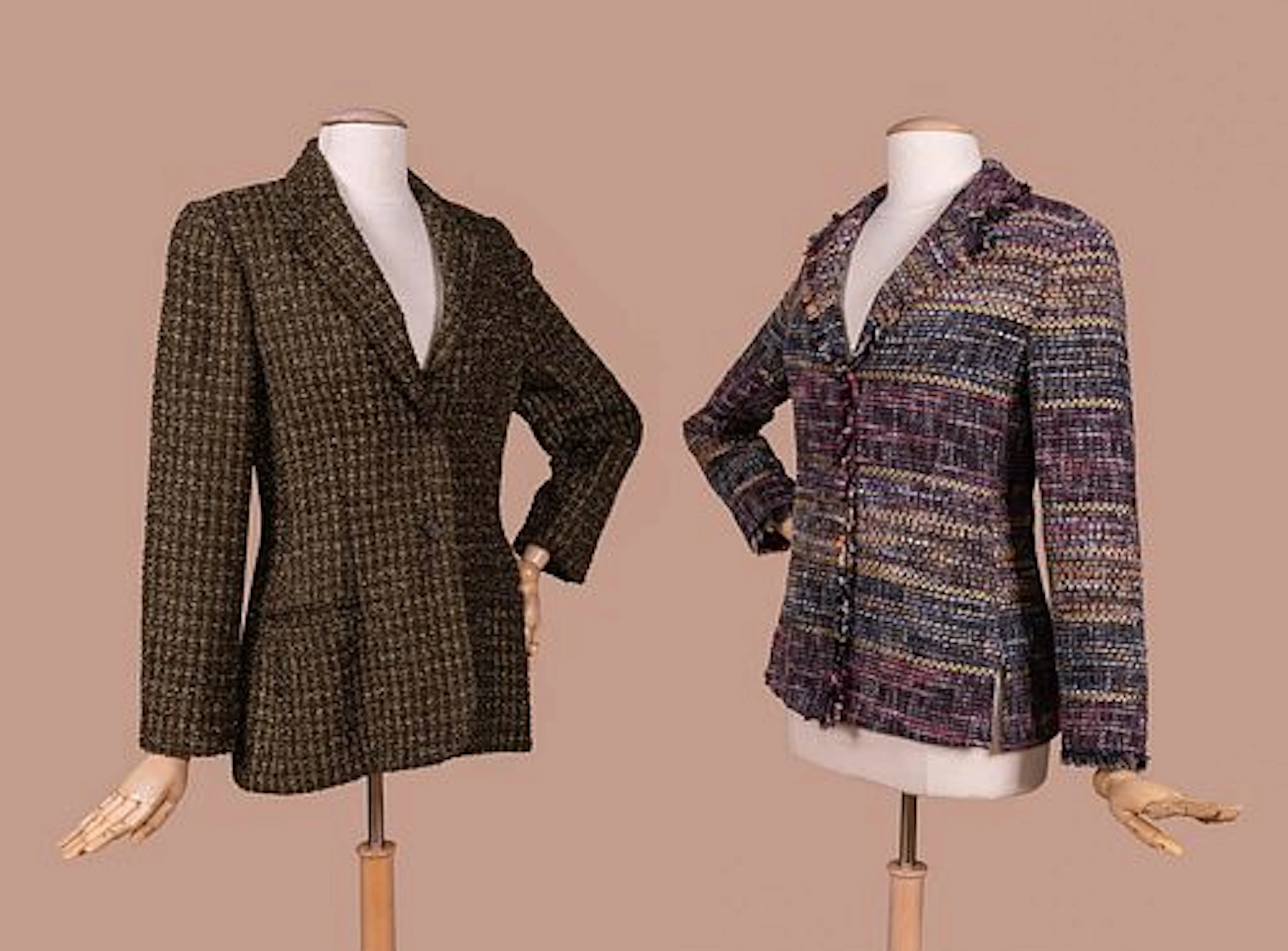 TWO BILL BLASS OR ETRO BLAZERS, 1990S