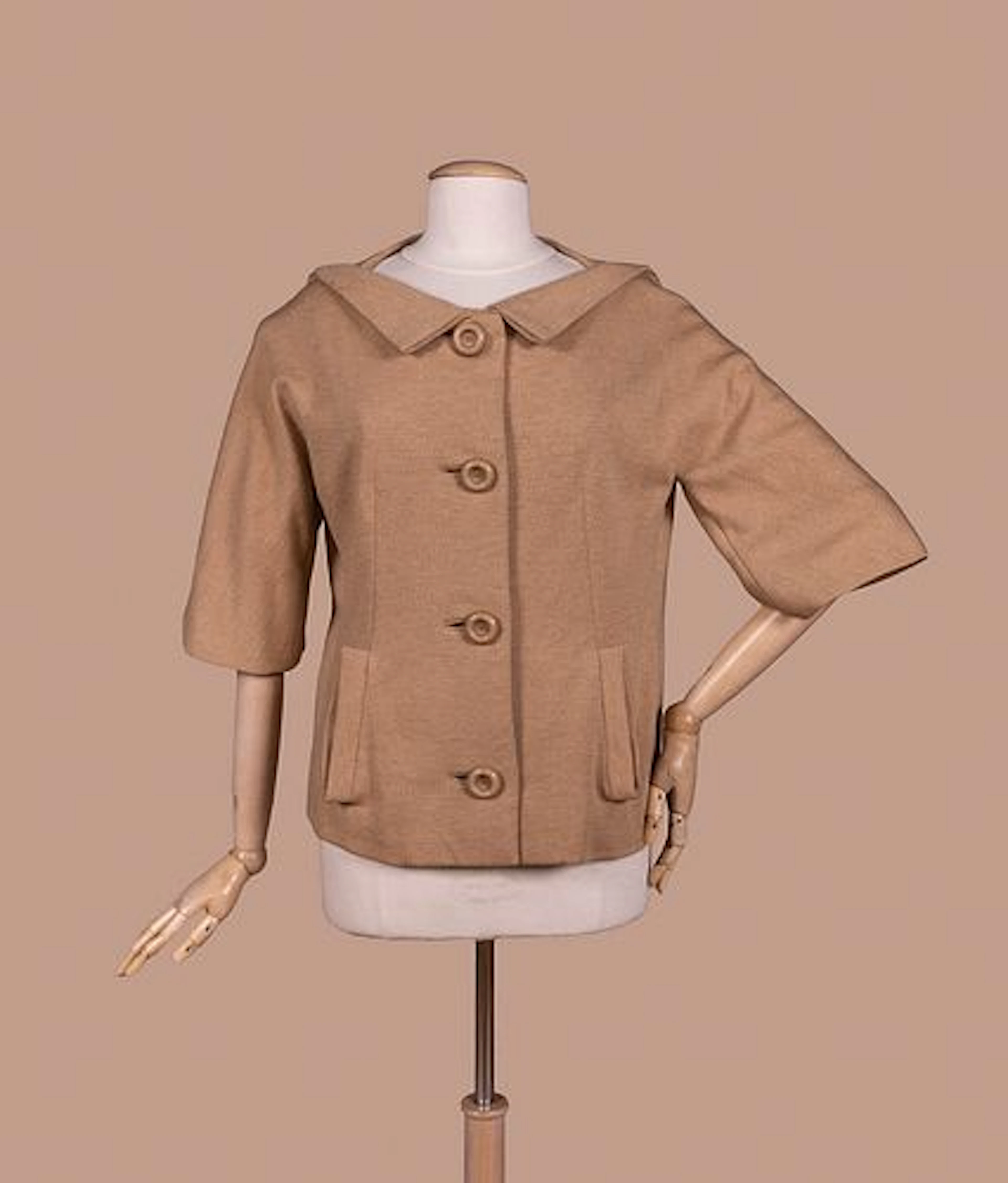 GEOFFREY BEENE WOOL JACKET, 1960S