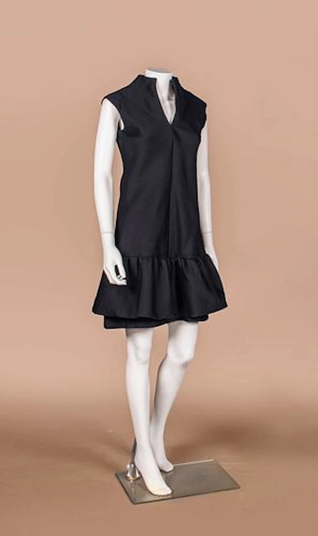 TEAL TRAINA BUBBLE HEM COCKTAIL DRESS, 1960S