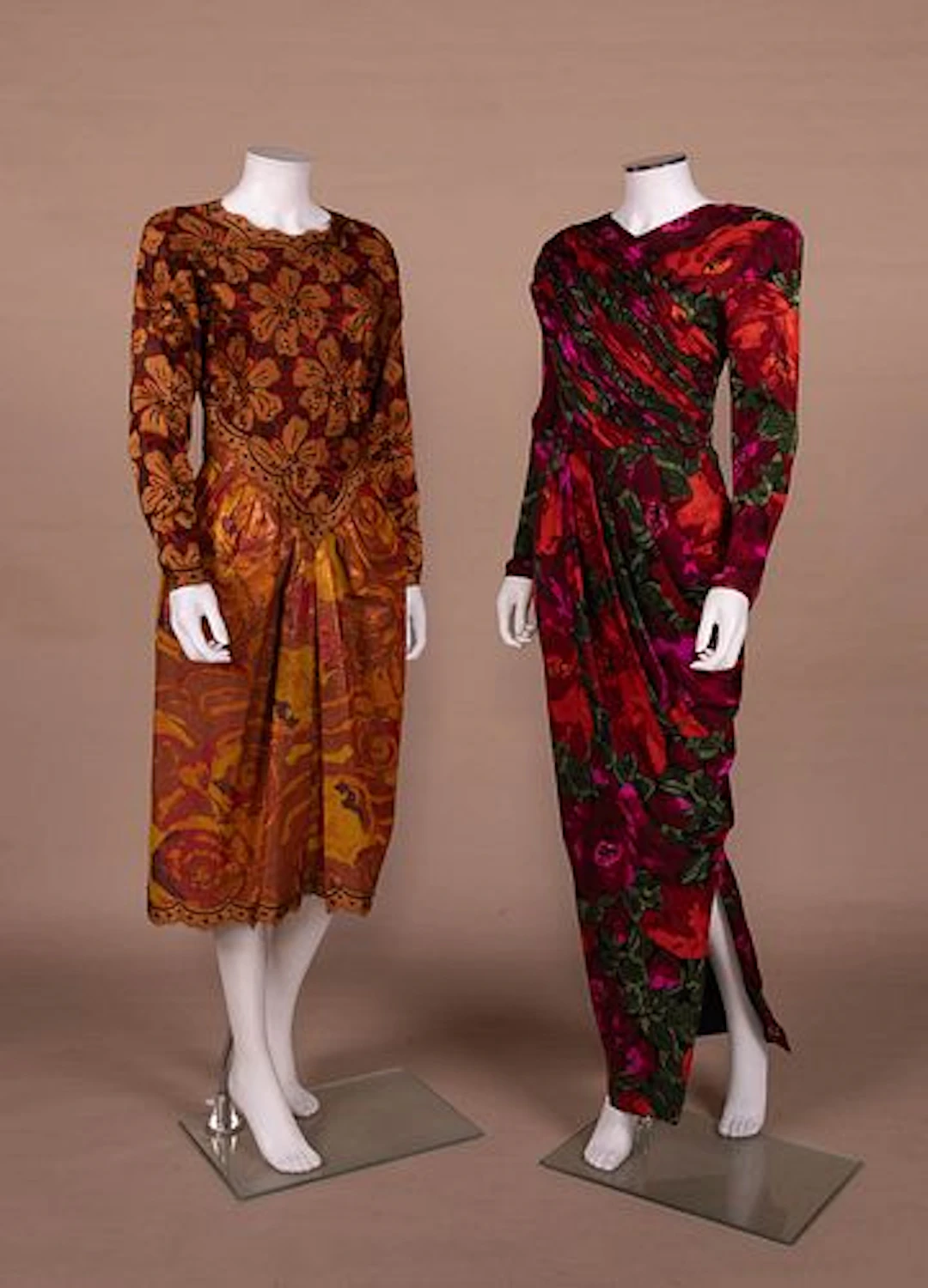 GEOFFREY BEENE & LOUBE’ COCKTAIL DRESSES, 1980S