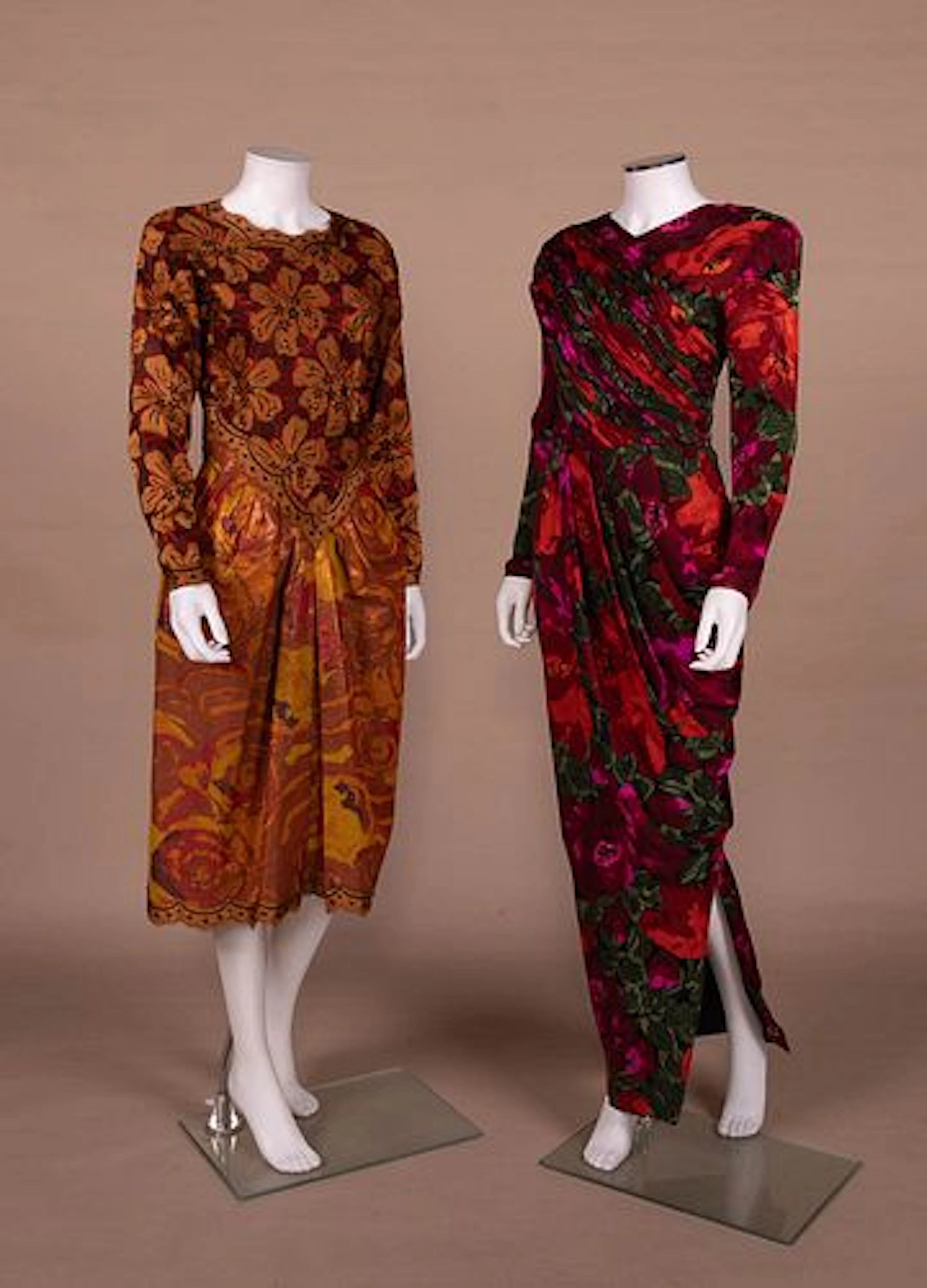 GEOFFREY BEENE & LOUBE’ COCKTAIL DRESSES, 1980S