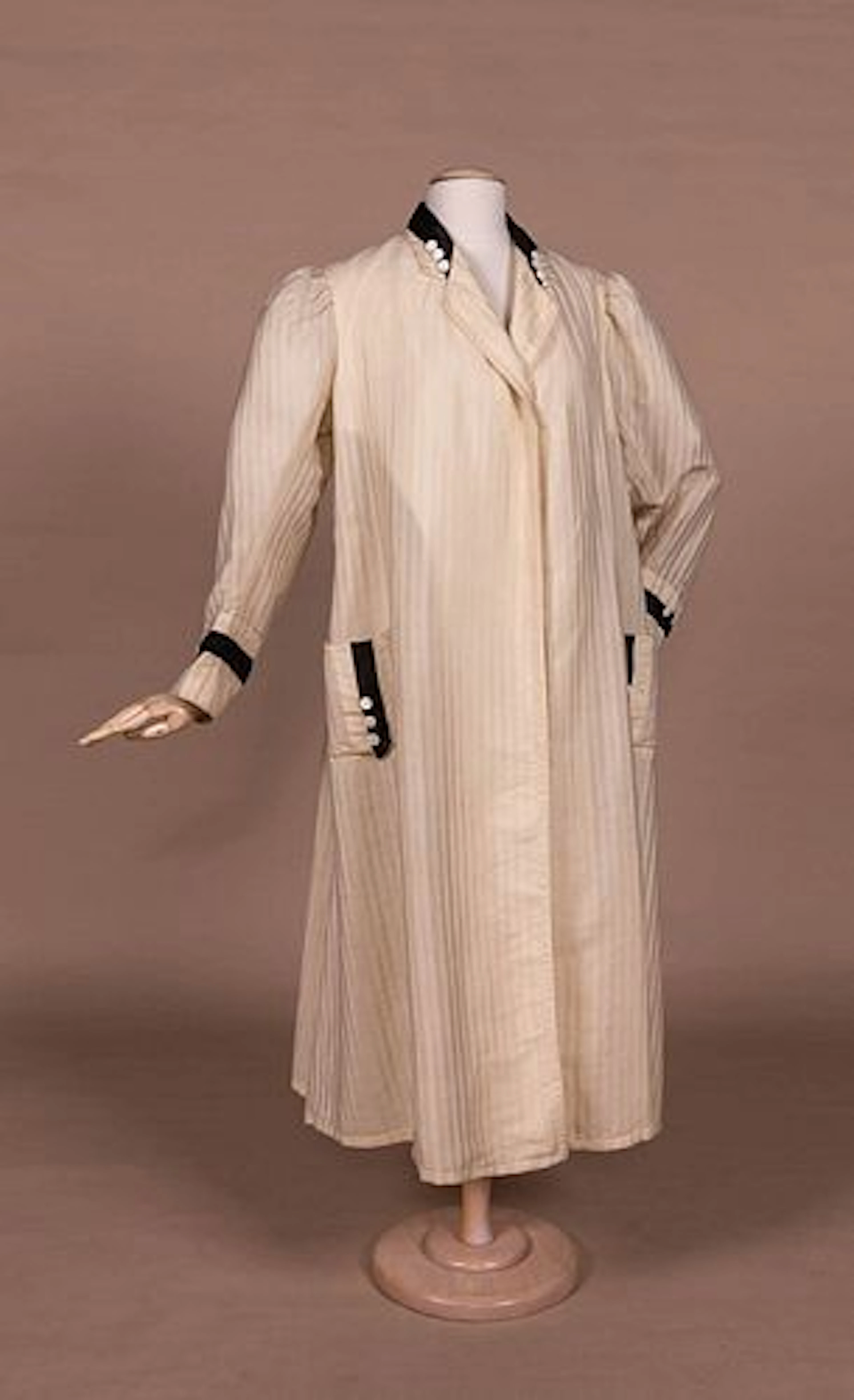 WOVEN STRIPE DUSTER, 1900S